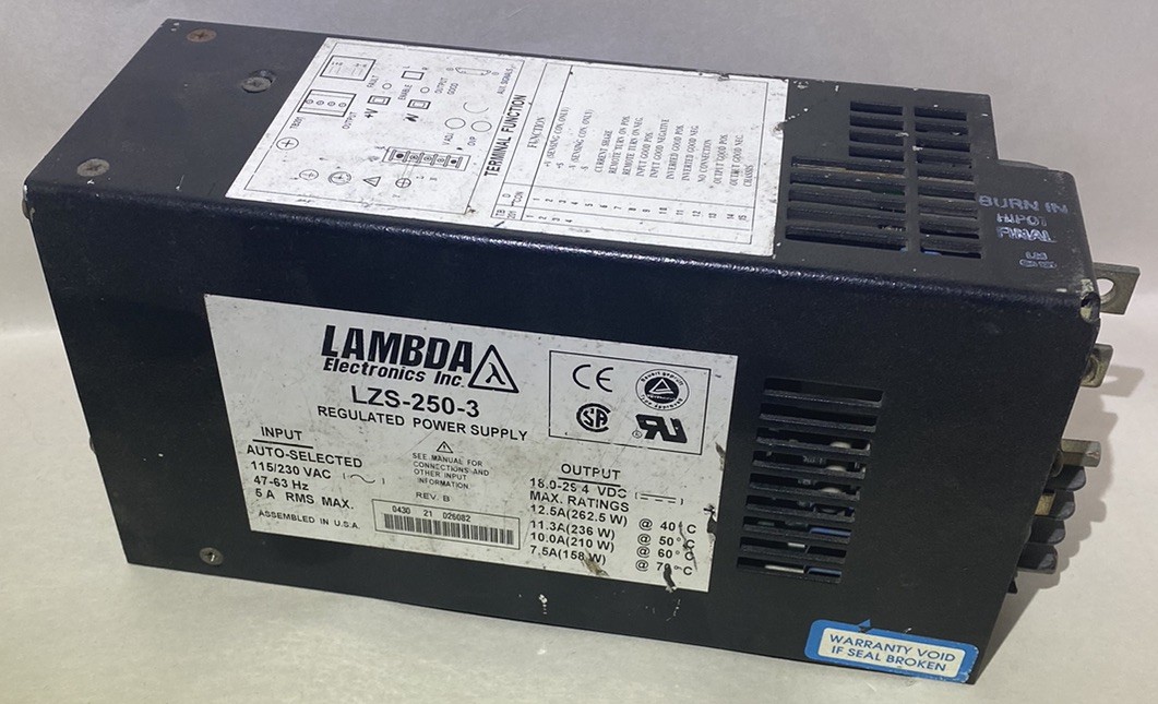 Lambda LZS-250-3 Regulated Power Supply, FREE SHIPPING - GP2