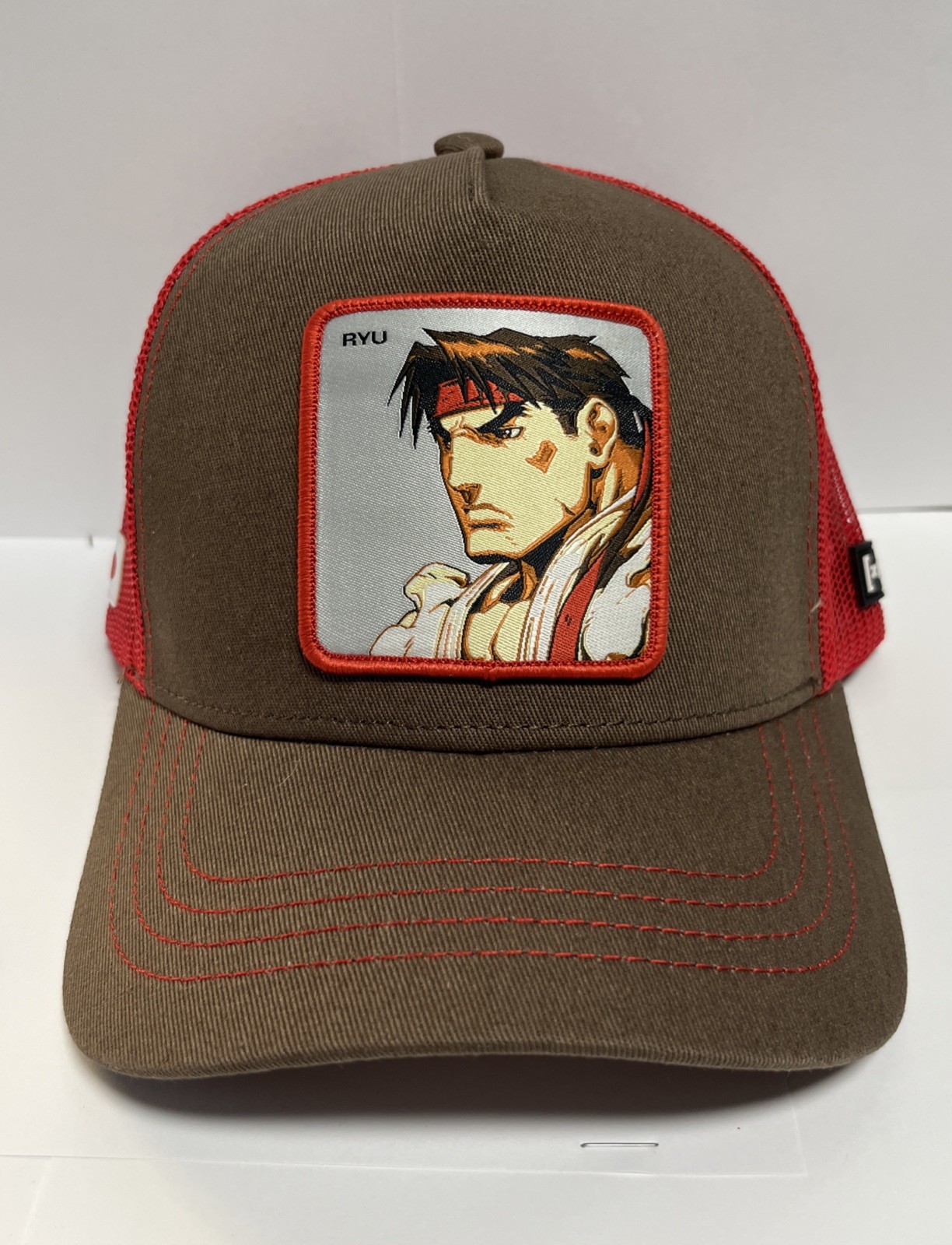 New CAPSLAB x Street Fighter Ryu Red Trucker Hat Snapback One Size New with Tag