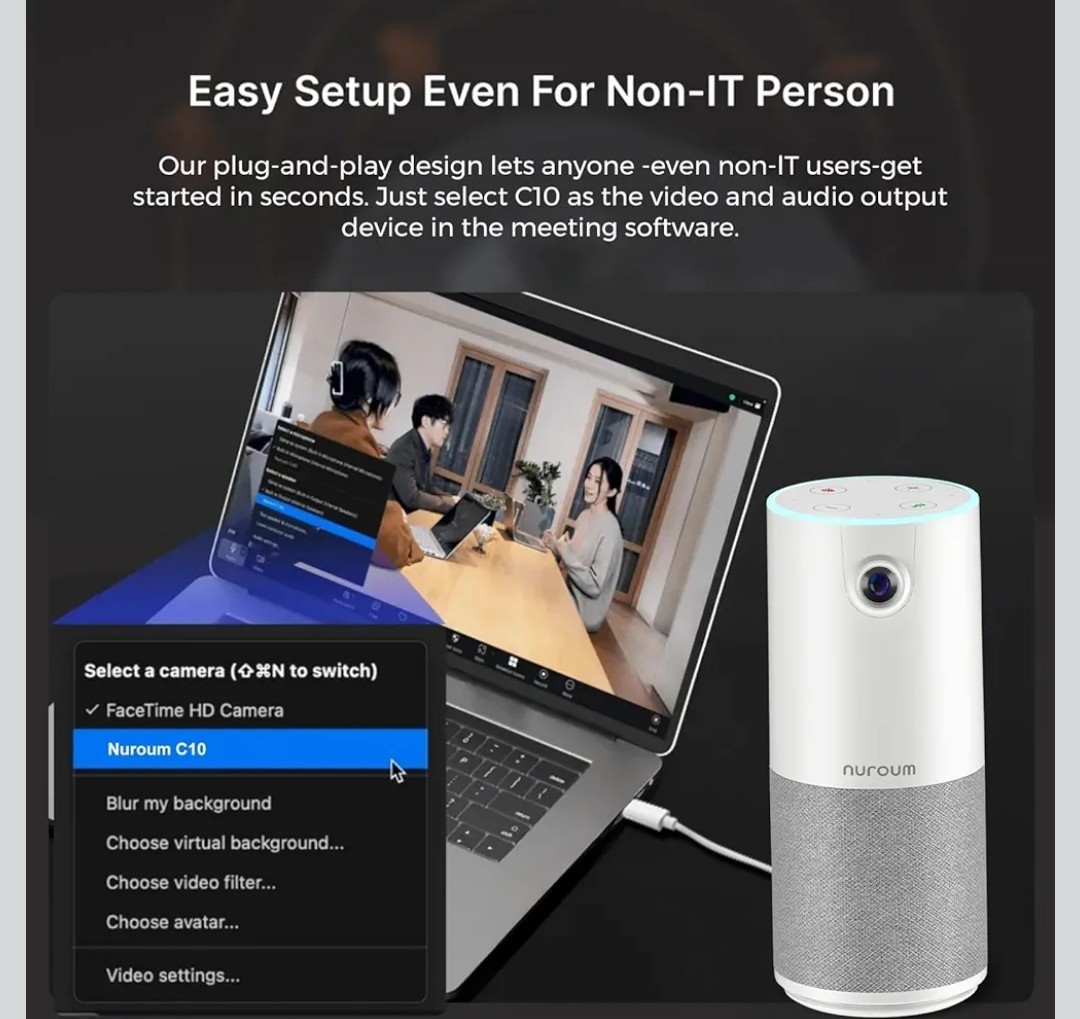 Nuroum C10 All-in-One Conferencing Camera