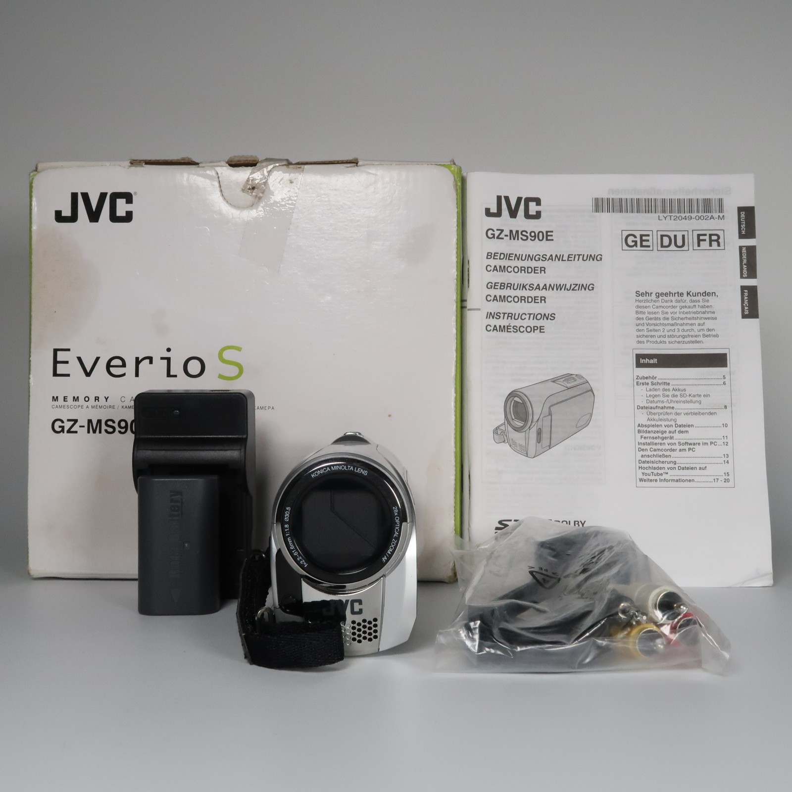 JVC Everio GZ-MS90E Compact Camcorder Digital Video Recorder, Refurbished