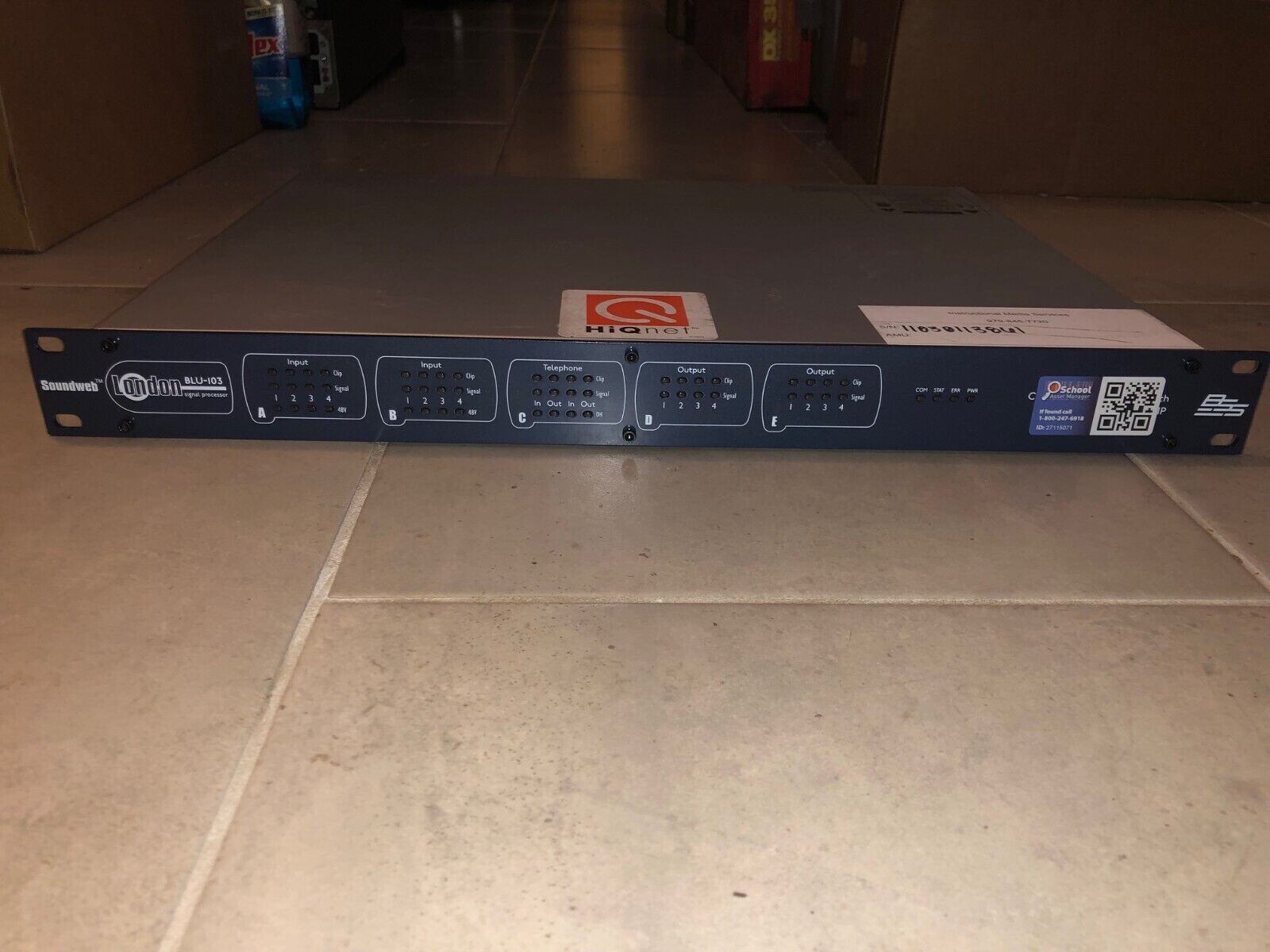 BSS Soundweb London BLU-103 Conferencing Processor with AEC & VOIP
