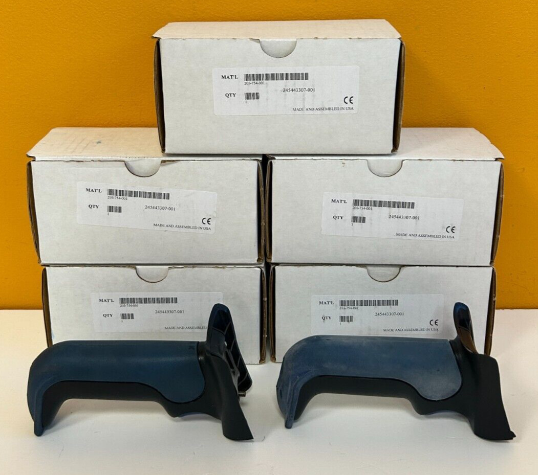 Intermec 203-754-001 (Lot of 7) Padded Grip Trigger Handle. Tested!