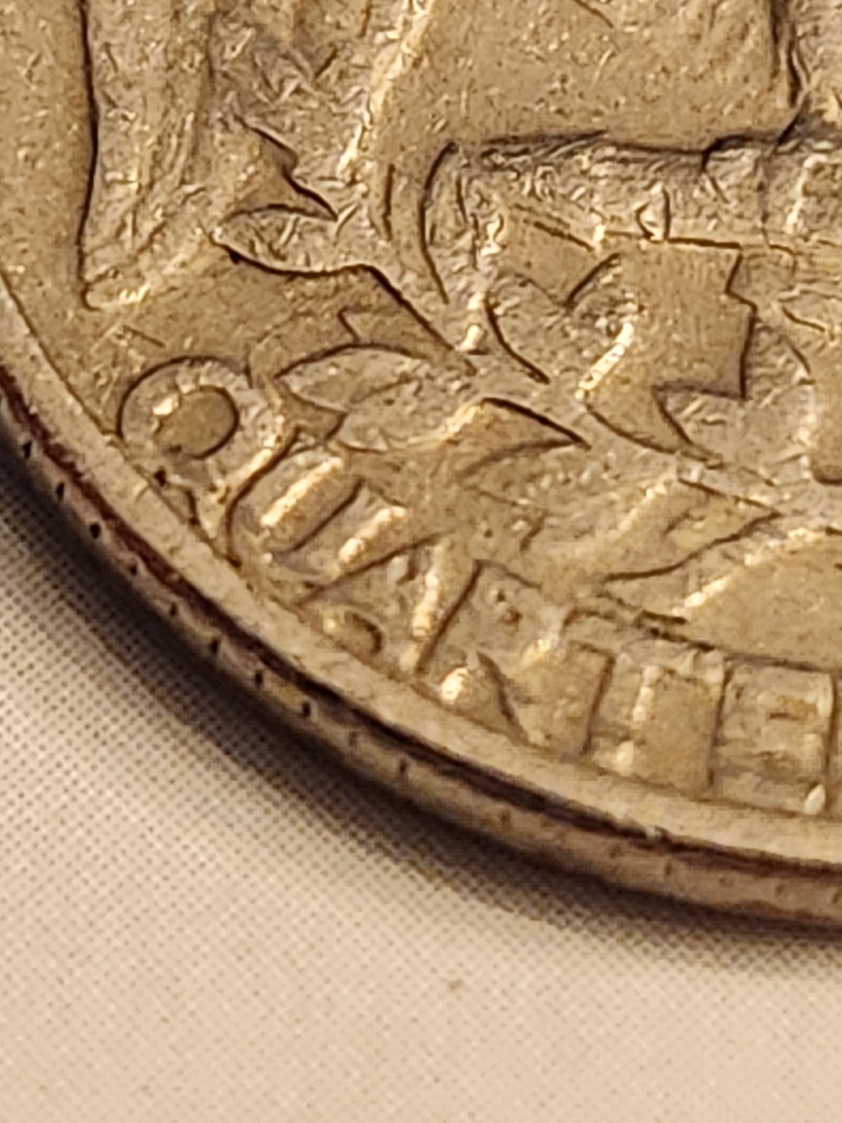 1966 quarter no mint mark . (In) And( A) errors