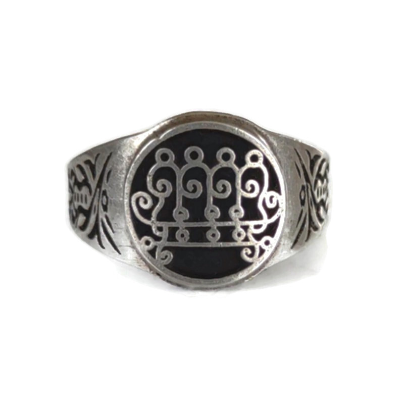 #9 King Paimon ring from King Solomon 72 Demons Goetia + Optional pendant