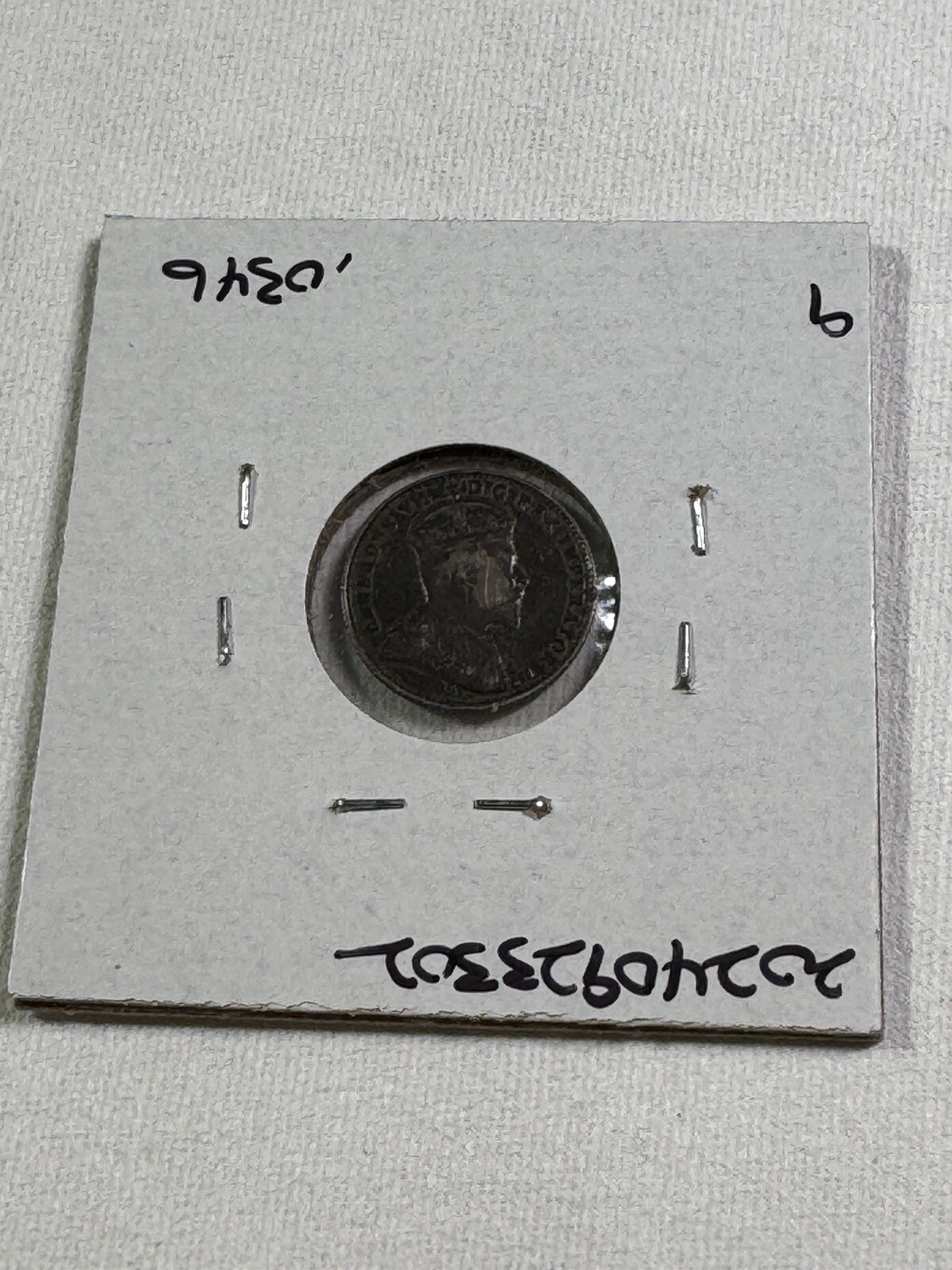 1902 Canada 5 Cents Small Silver Coin
