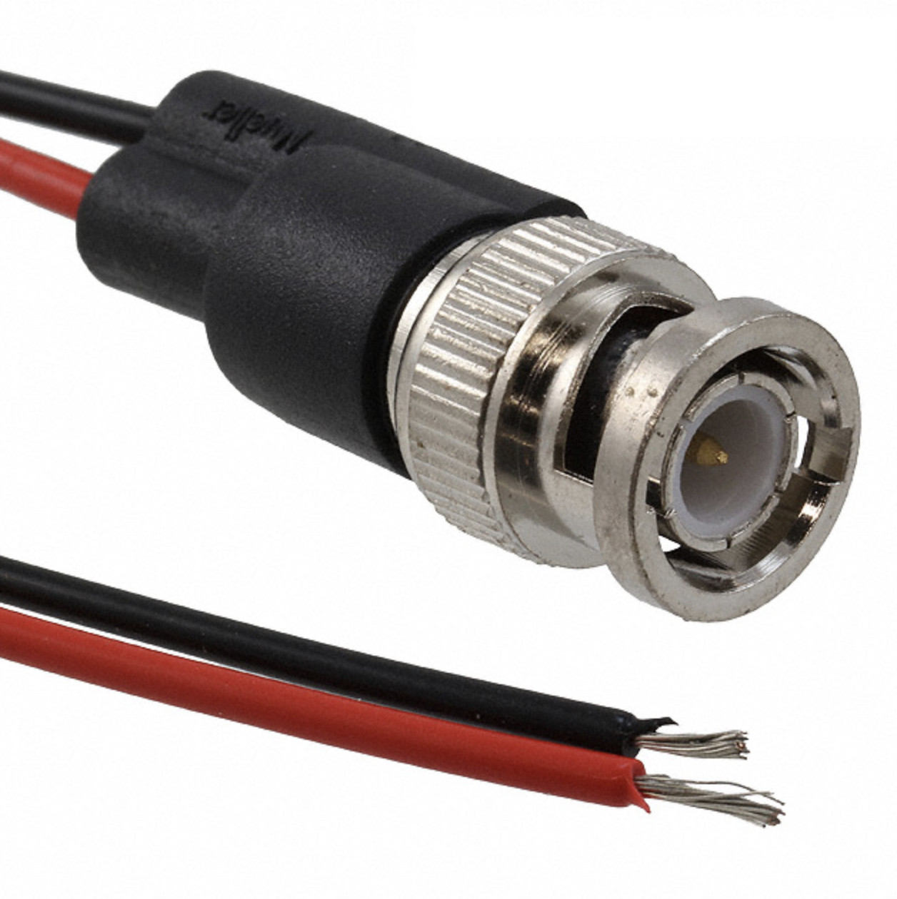 Mueller BU-P4970 Test Lead BNC Male Plug to 7" 20 AWG Wire Leads 500V RMS
