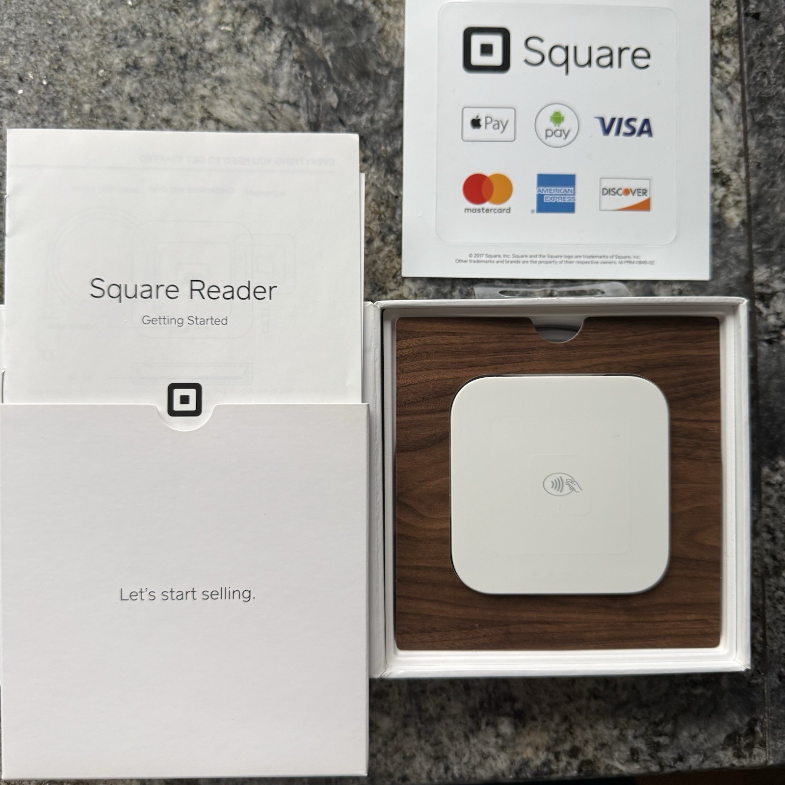NEW Square Reader For Contactless + Chip A-SKU-0485 Open Box!