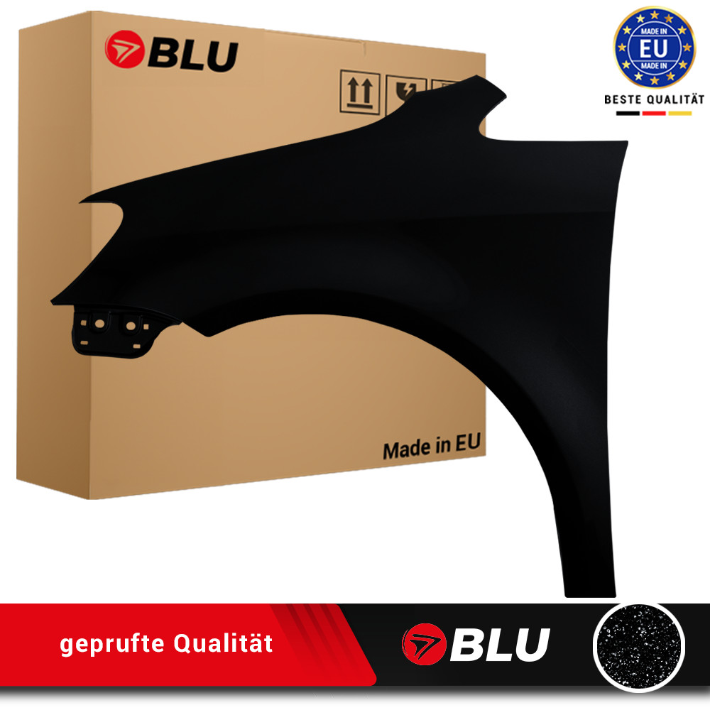 Fender For VW Touran 1T3 LC9X Left Black 2010-2015 Front Painted New