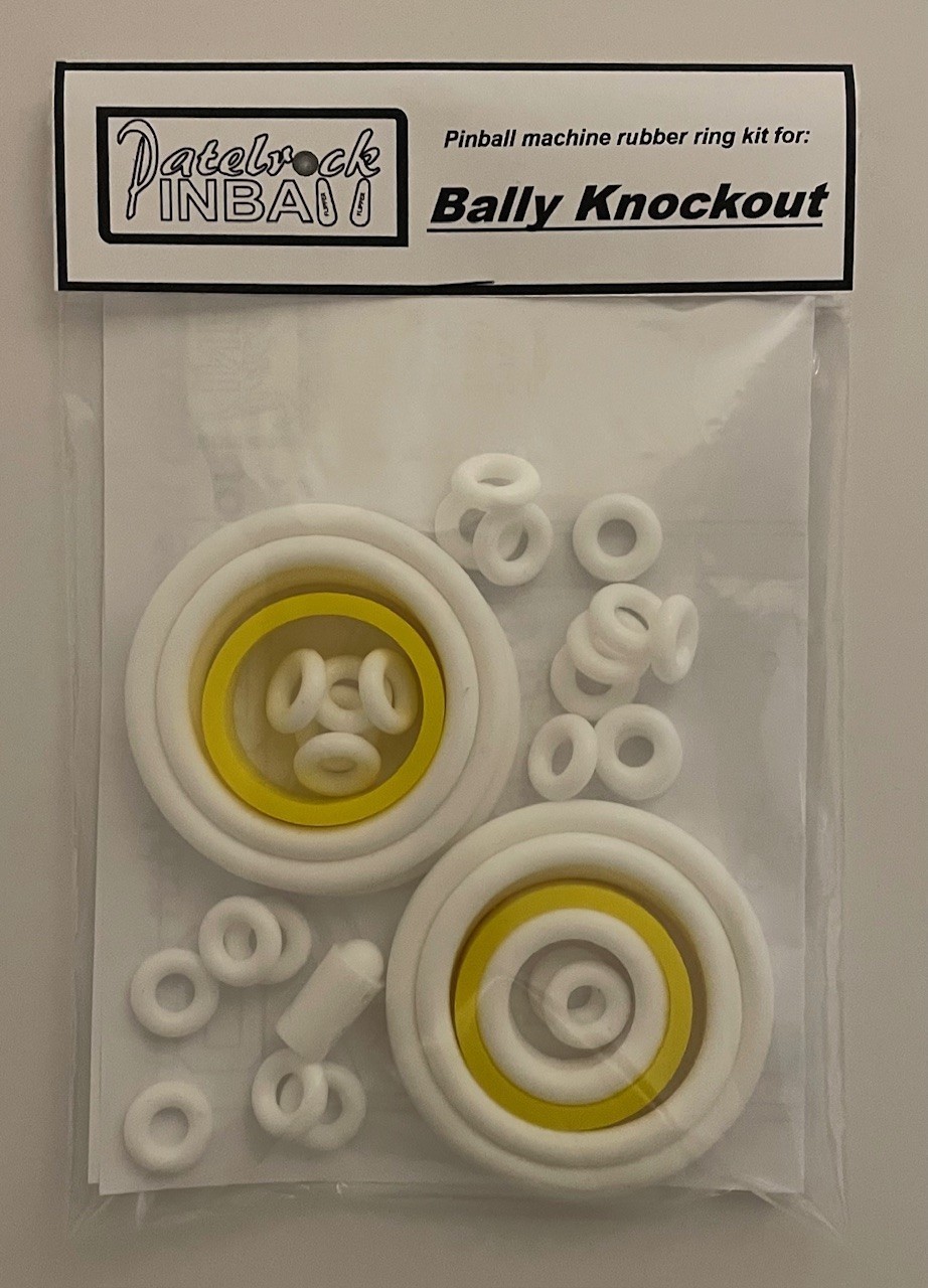 Bally Knockout Pinball Machine SILICONE / RUBBER Ring Kit