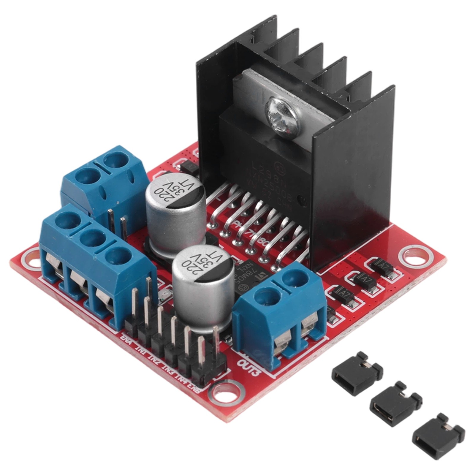 L298N Module Dual H-Bridge Stepper Motor Driver Board Module 2A/25W,9153