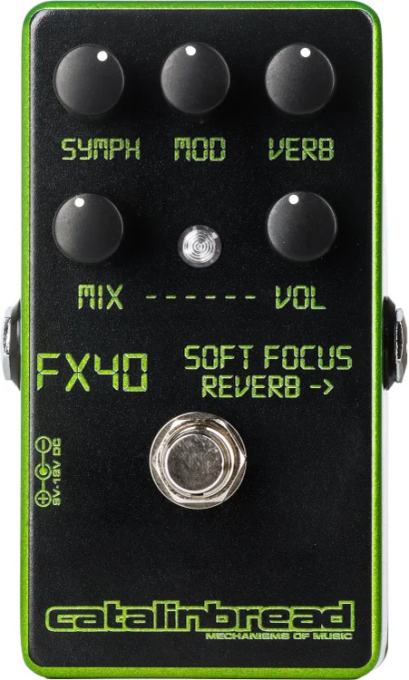 Catalinbread Soft Focus Shoegaze Reverb Pedal - LCD Green