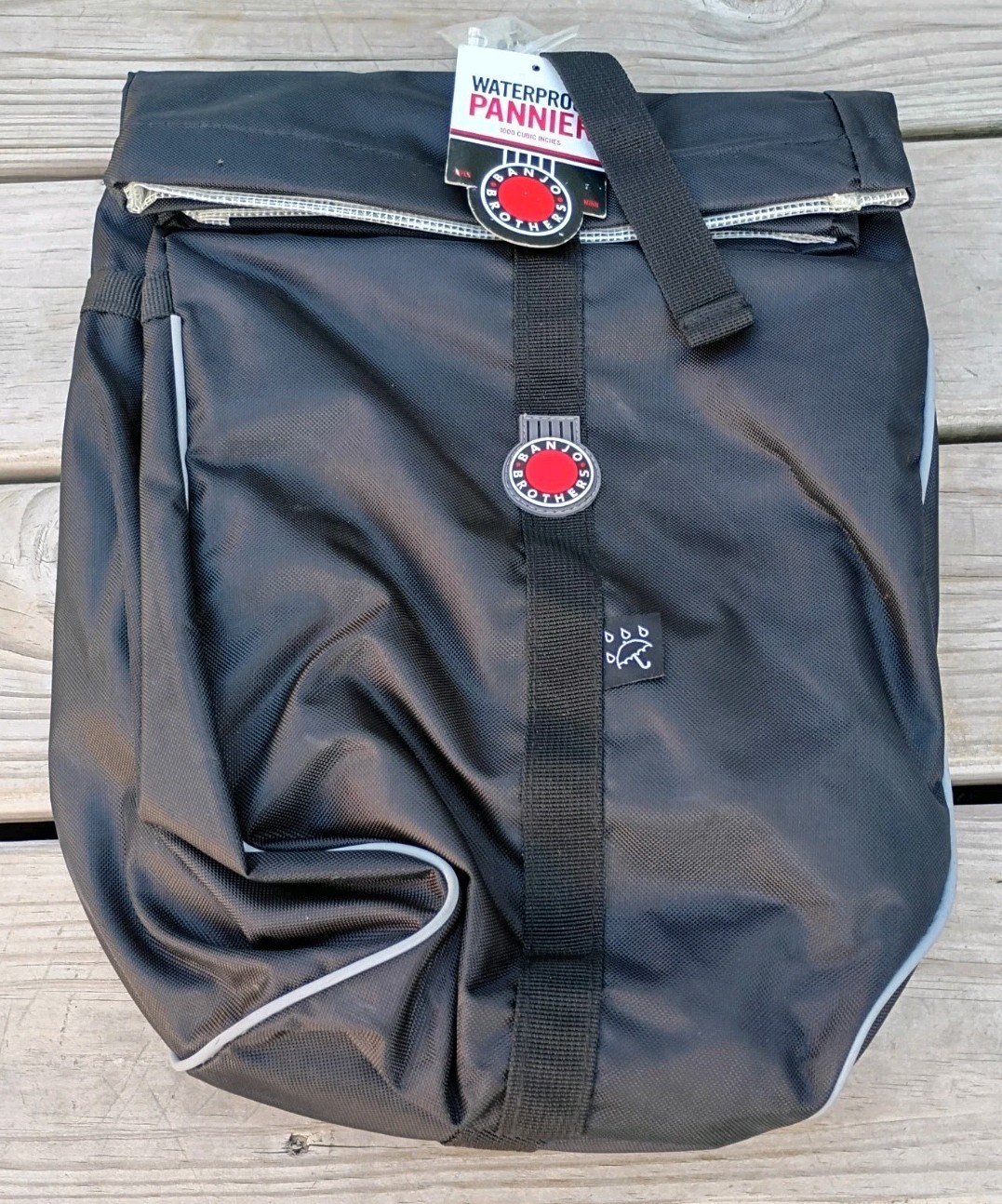 Banjo Brothers Waterproof Single Pannier 1000 Cubic Inches Black