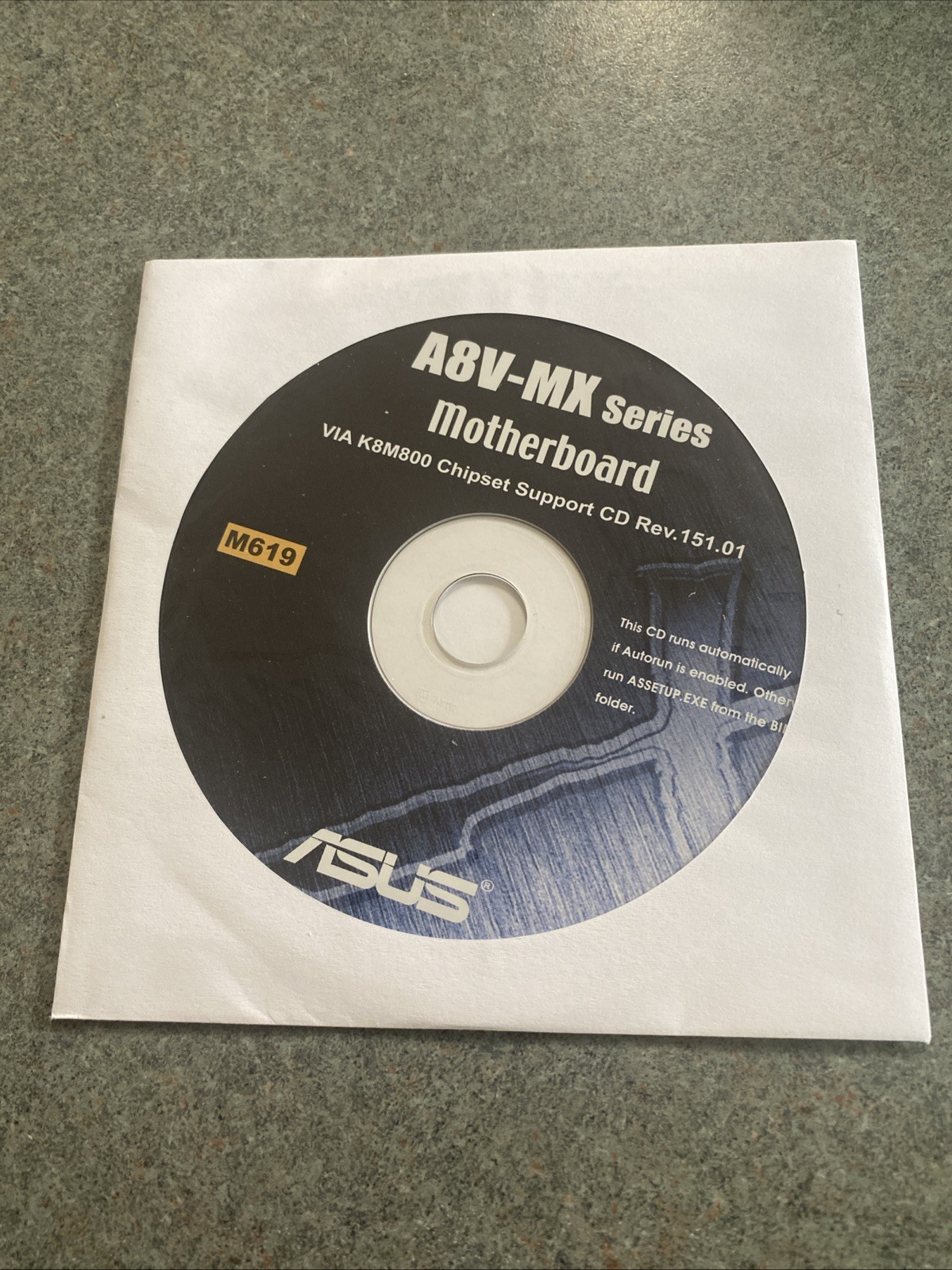 ASUS A8V-MX  Motherboard Drivers Install  M619