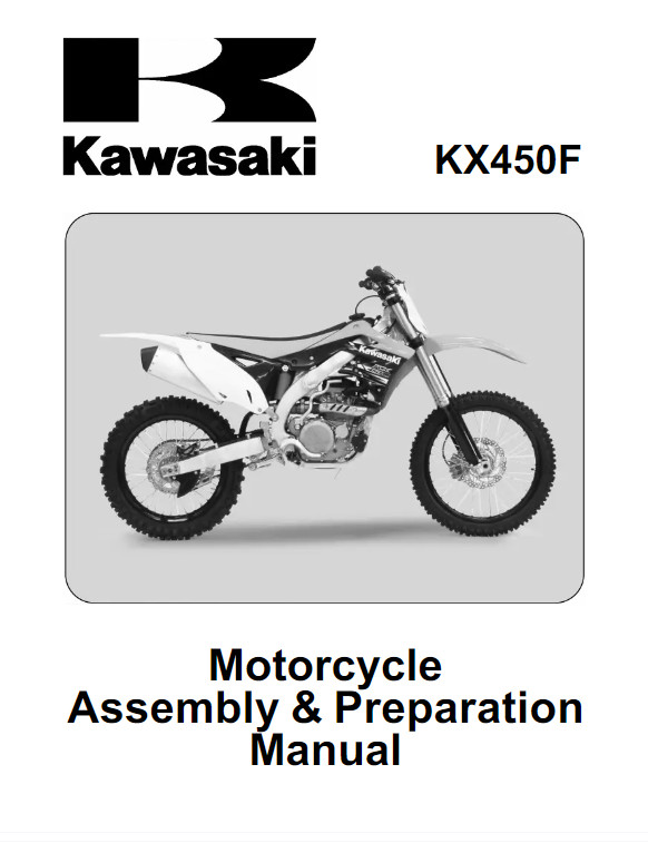 2013 Kawasaki KX450F Assembly Manual