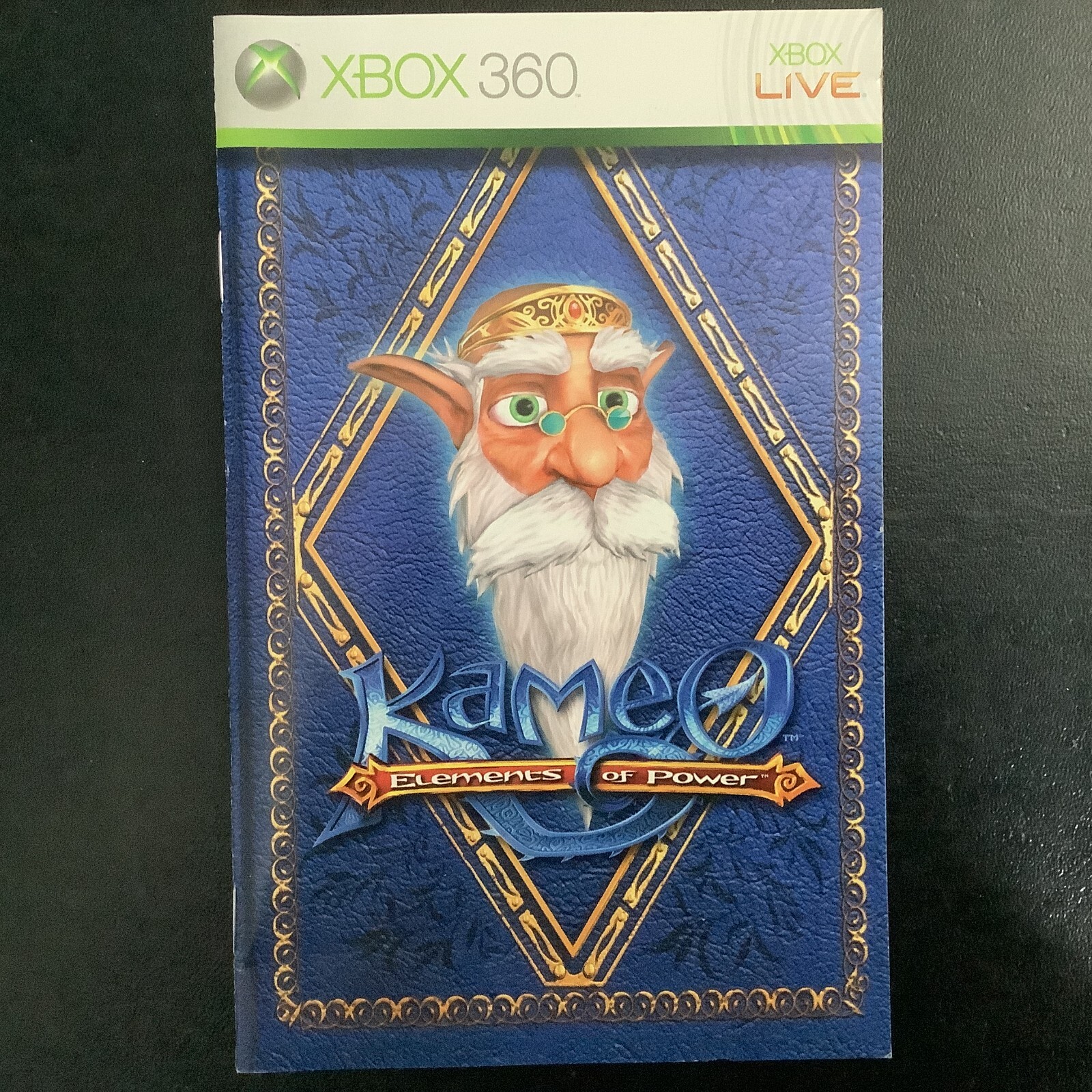 Kameo Elements of Power Microsoft Xbox 360 Instruction Manual Only