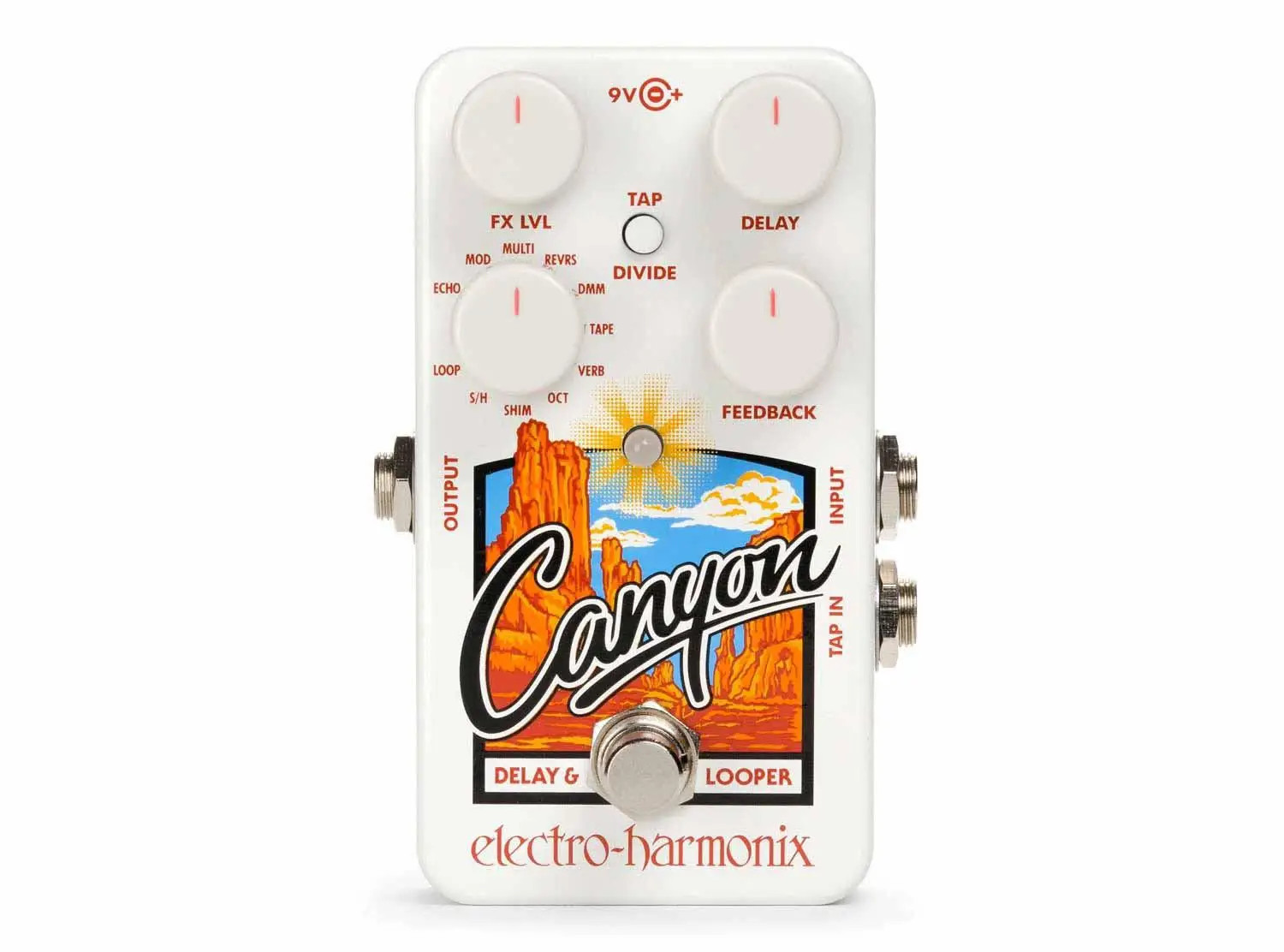 Electro-Harmonix Canyon Delay And Looper Guitar Effect Pedal