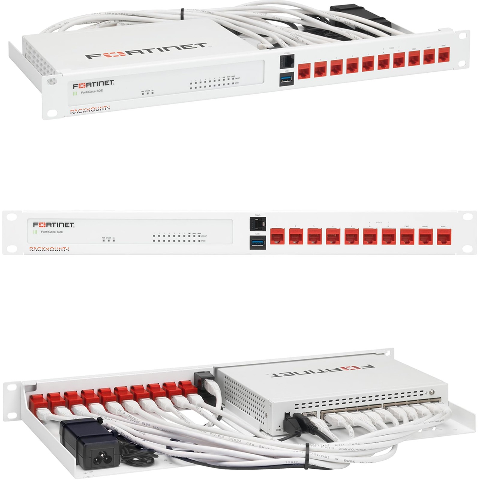Rackmount.IT Rack Mount Kit for Fortinet FortiGate 60F / 61F / 80F / 81F – Fi...