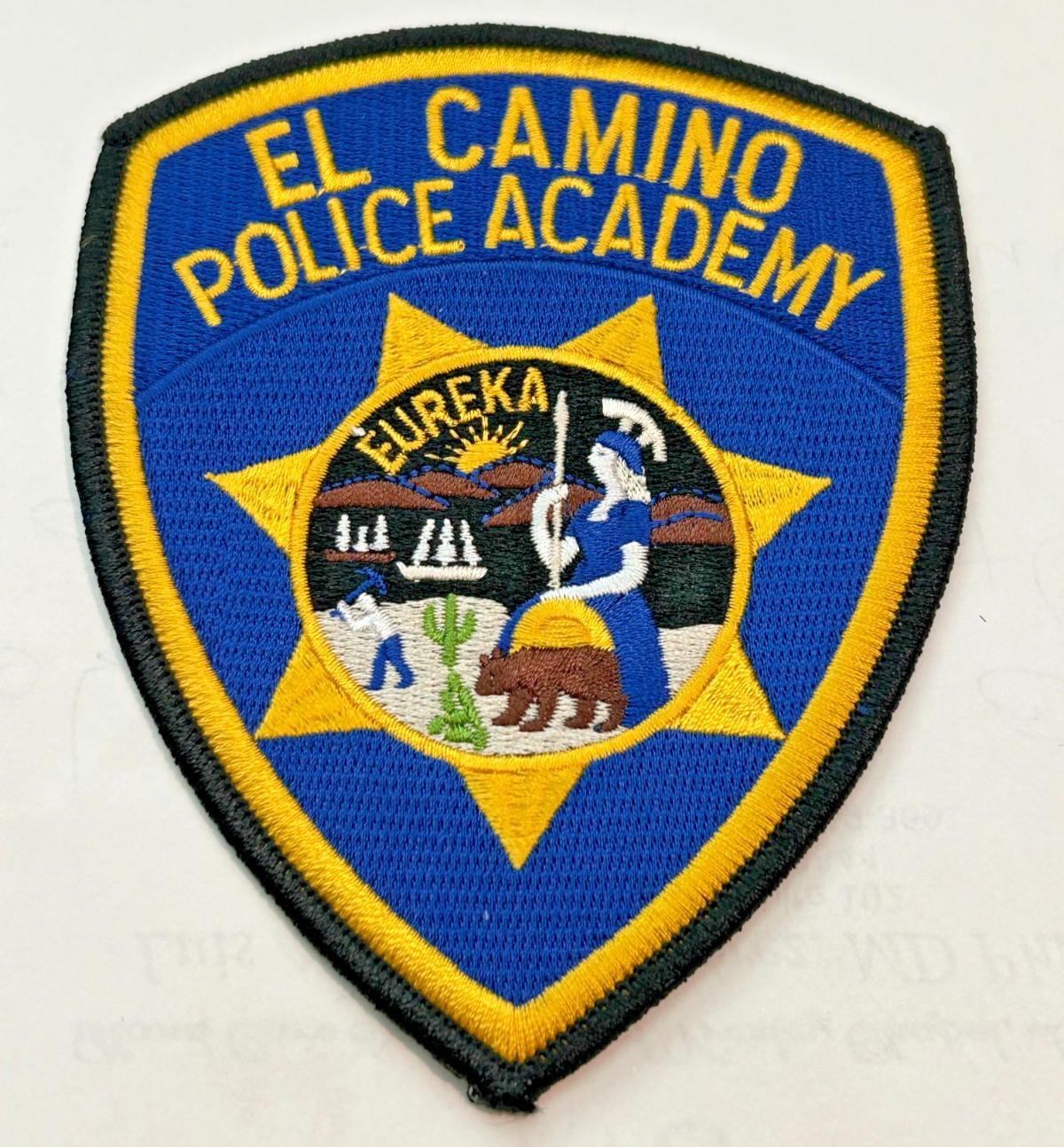 VIntage El Camino California Police Academy Patch Unused