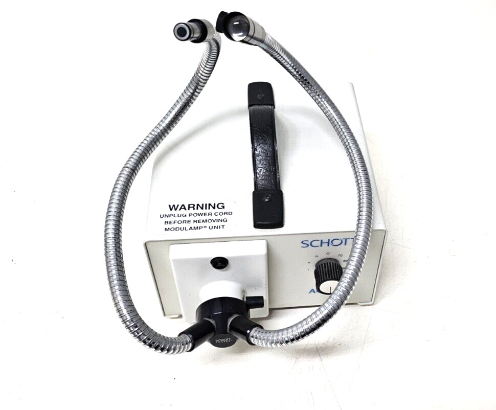 Schott A08500 Dual Glass Fiber Optic Light Guide Gooseneck 18mm In, 18" Long #2