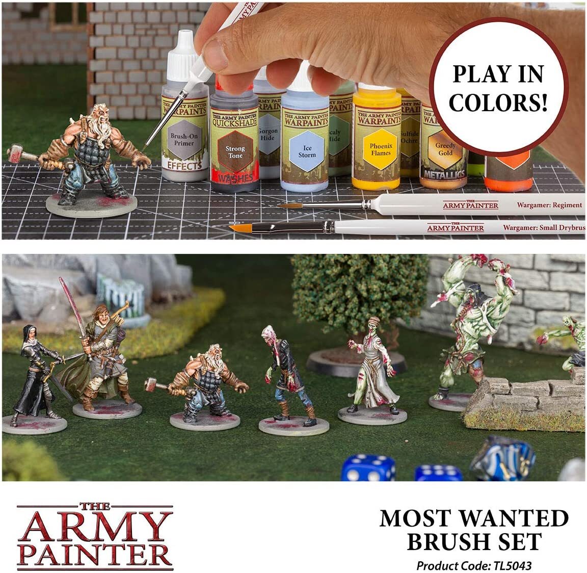 The Army Painter Brush Complete Range of Paint Brushes for Models & Miniatures