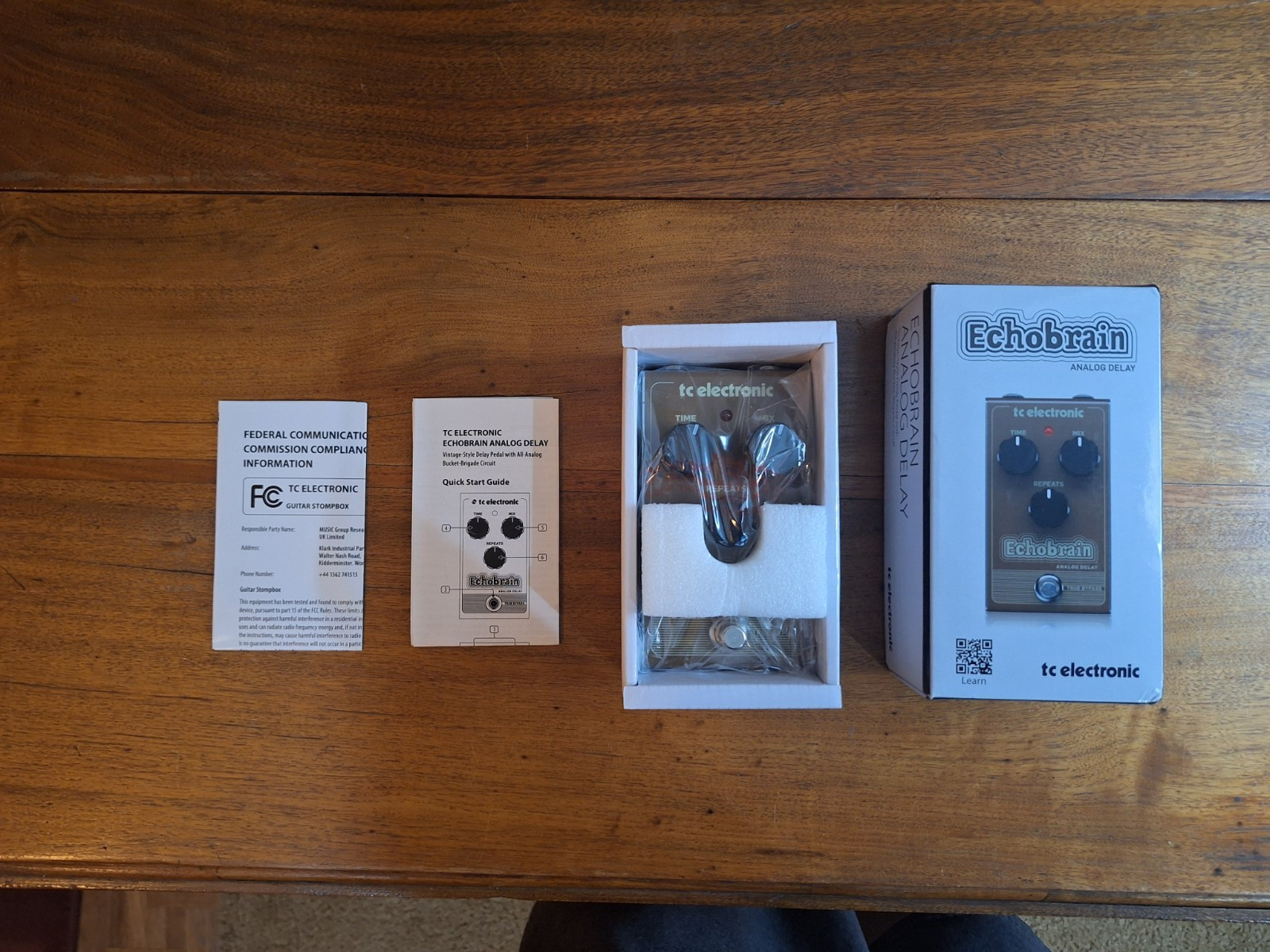 TC Electronic Echobrain Analog Delay, in Original Box and Packaging