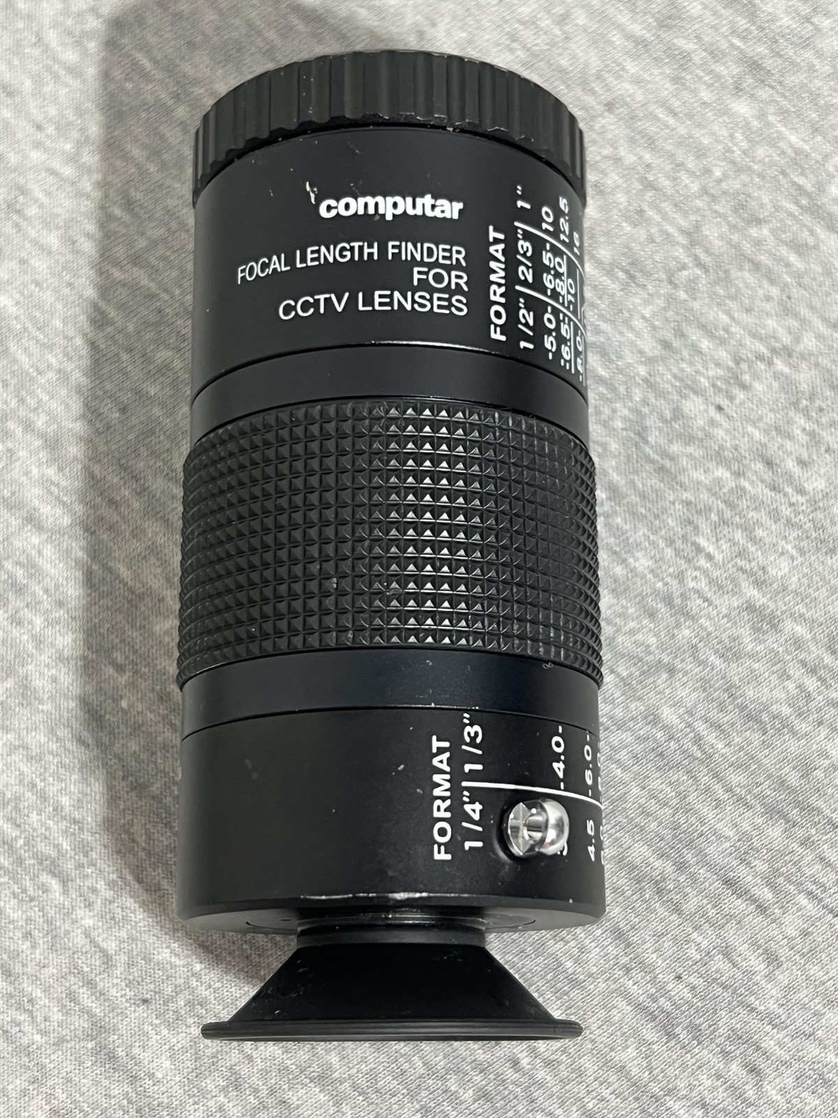 Computar Focal Length Finder for CCTV Lenses Viewfinder Made in Japan Black