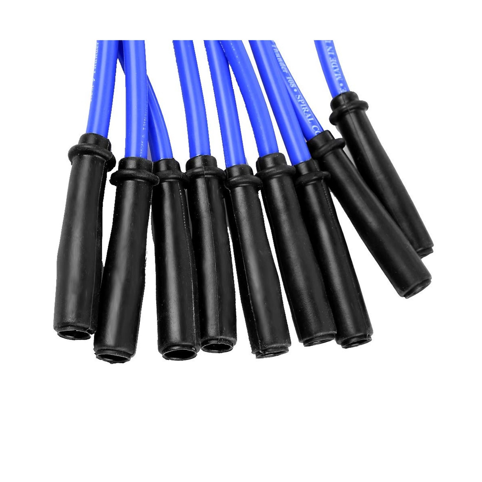 10pcs Spark Plug Wire Set 9mm Blue Ignition Wire Replacement fo... Fast USA SHIP