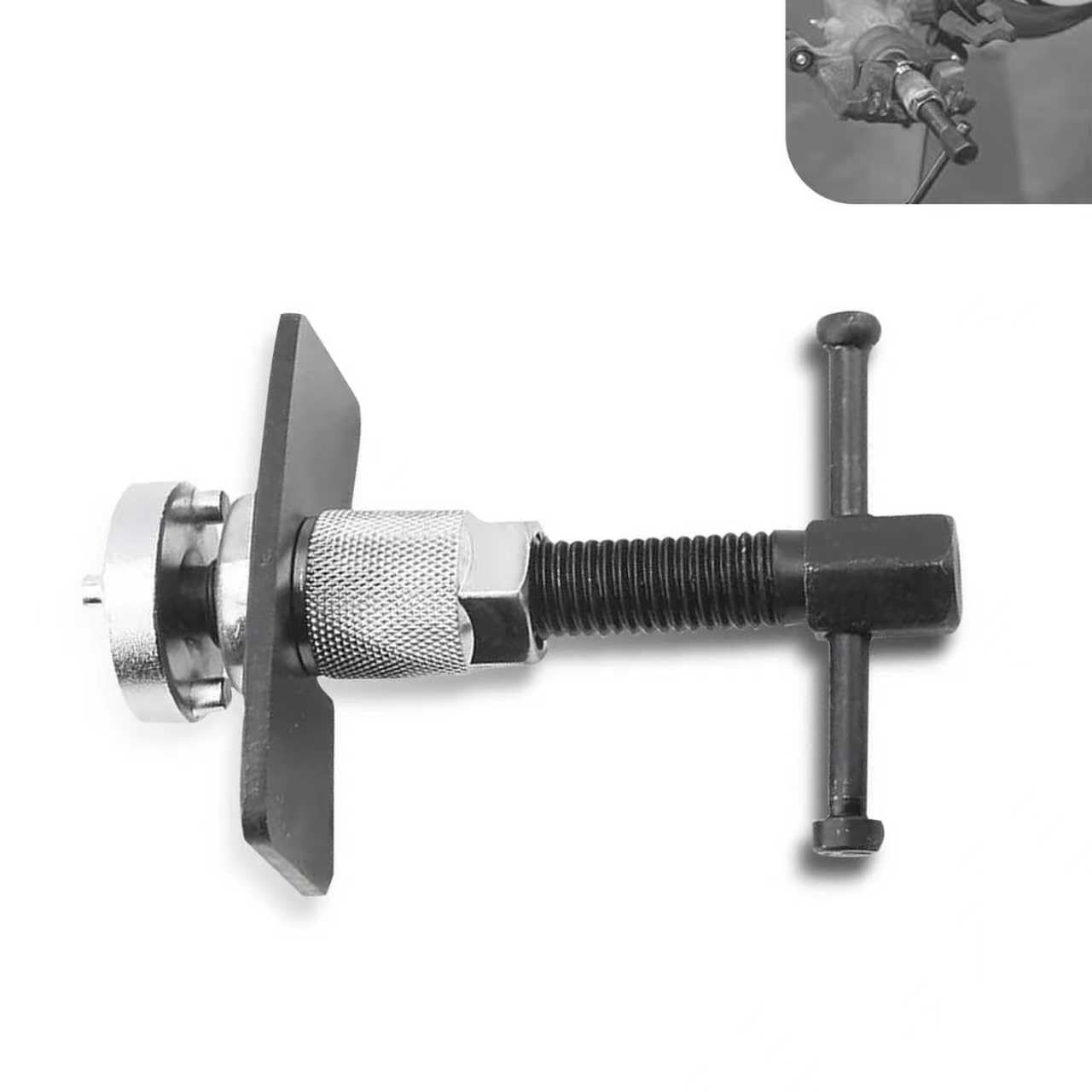 Cuymoap Car Brake Pad Replacement Tool, Disc Caliper Compression Silver