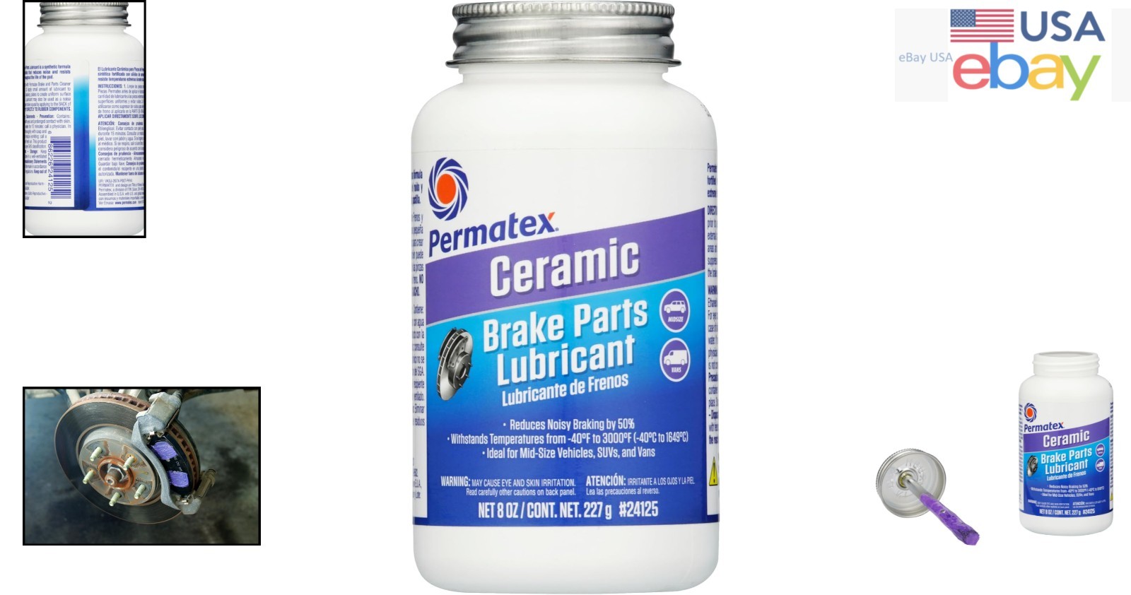 Synthetic Brake Lubricant with Ceramic Solids for Extreme Performance