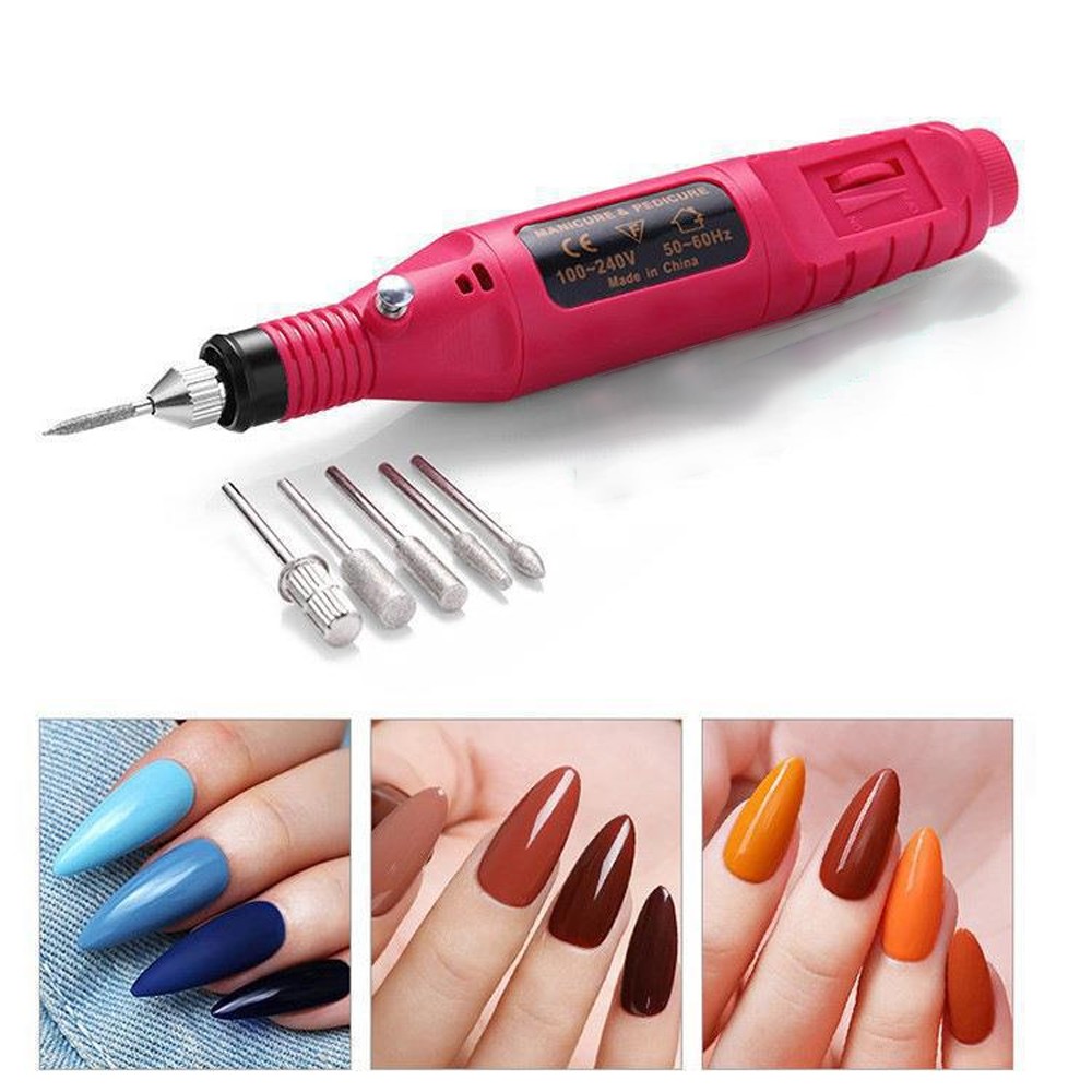 Electric Nail File for Thick Toe Nails, Adjustable Speed Electric Nail Drill Por
