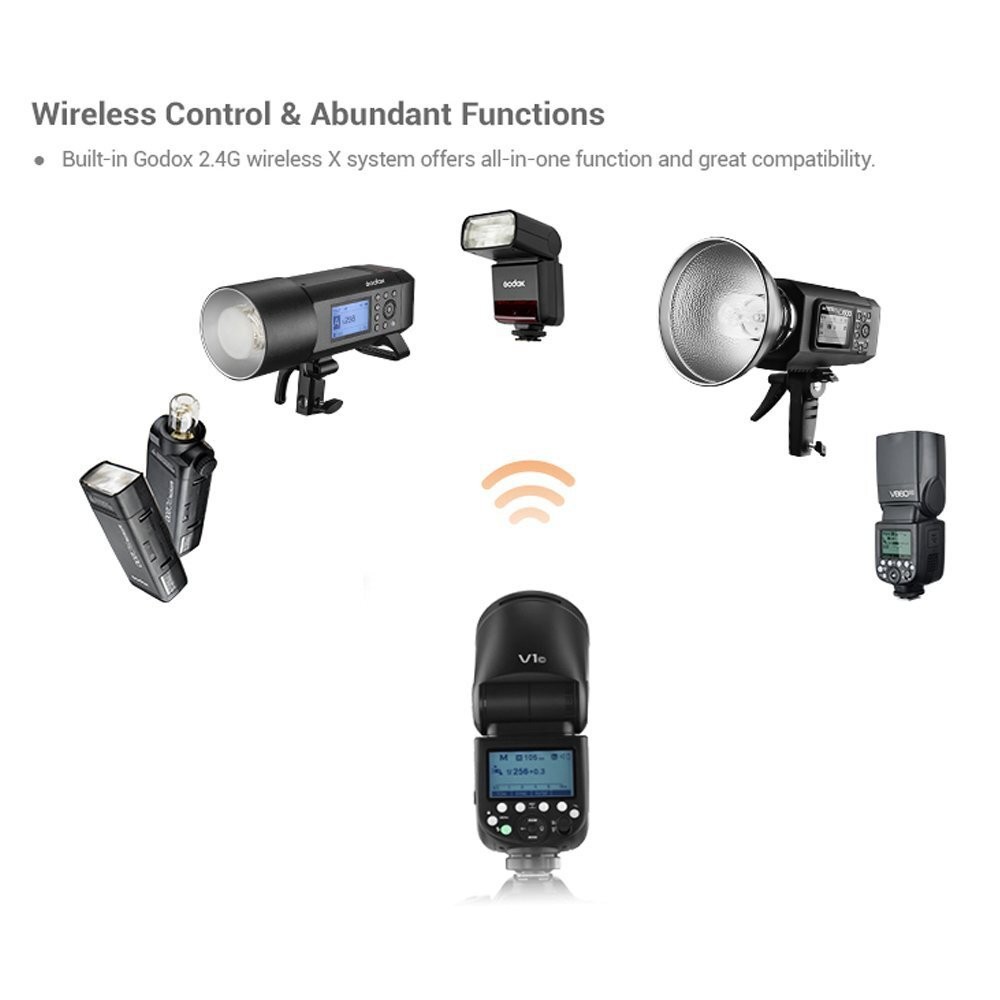 Godox V1N Professional Camera Flash Speedlite Speedlight Round Head