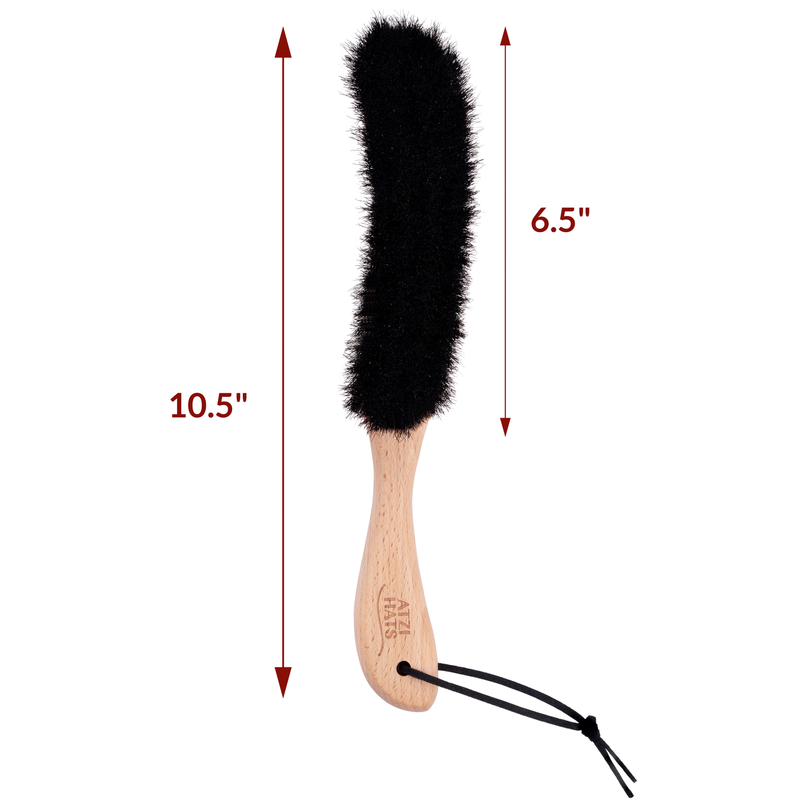 Deluxe Horsehair Hat & Lint Brush with Beechwood Handle