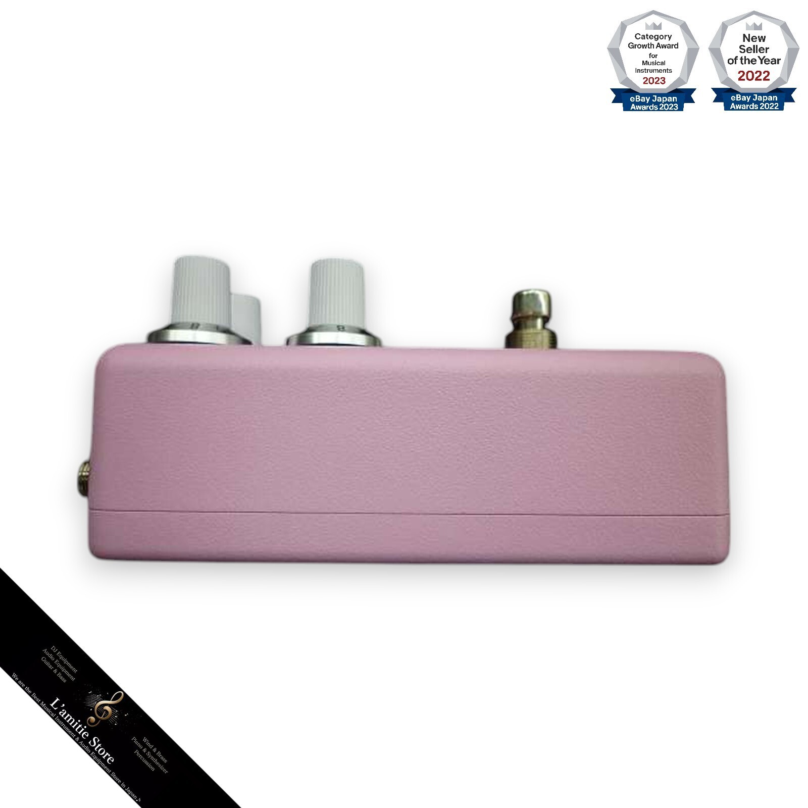 Fender x Hello Kitty Fuzz Guitar Effect Pedal Compact Effector Limited Pink JP