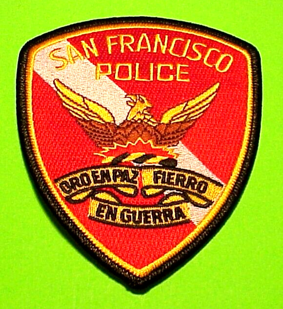 SAN FRANCISCO  CALIFORNIA  CA  ( SCUBA / DIVERS )  4 3/4"  POLICE PATCH