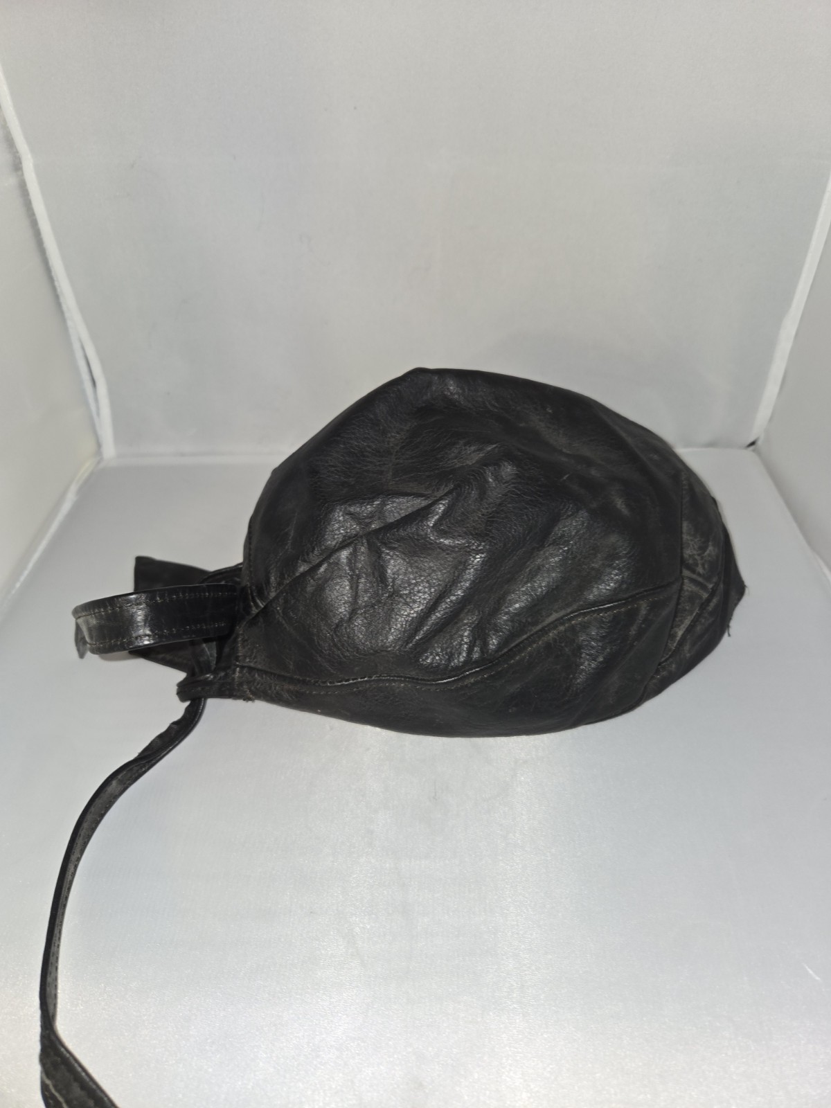 SKULL CAP Solid LEATHER Biker Motorcycle Bandana Head Wrap Du Doo Do Rag