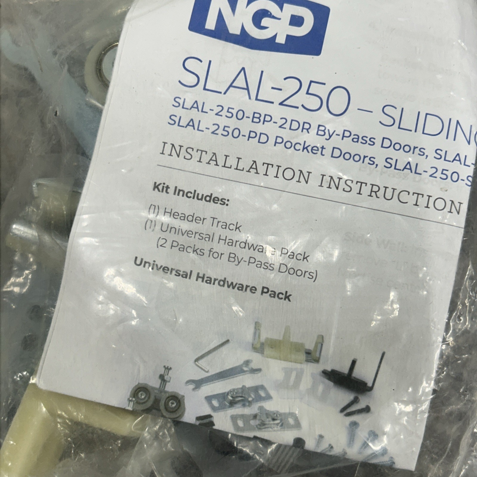 NGP SLAL-250-Sliding Door Hardware