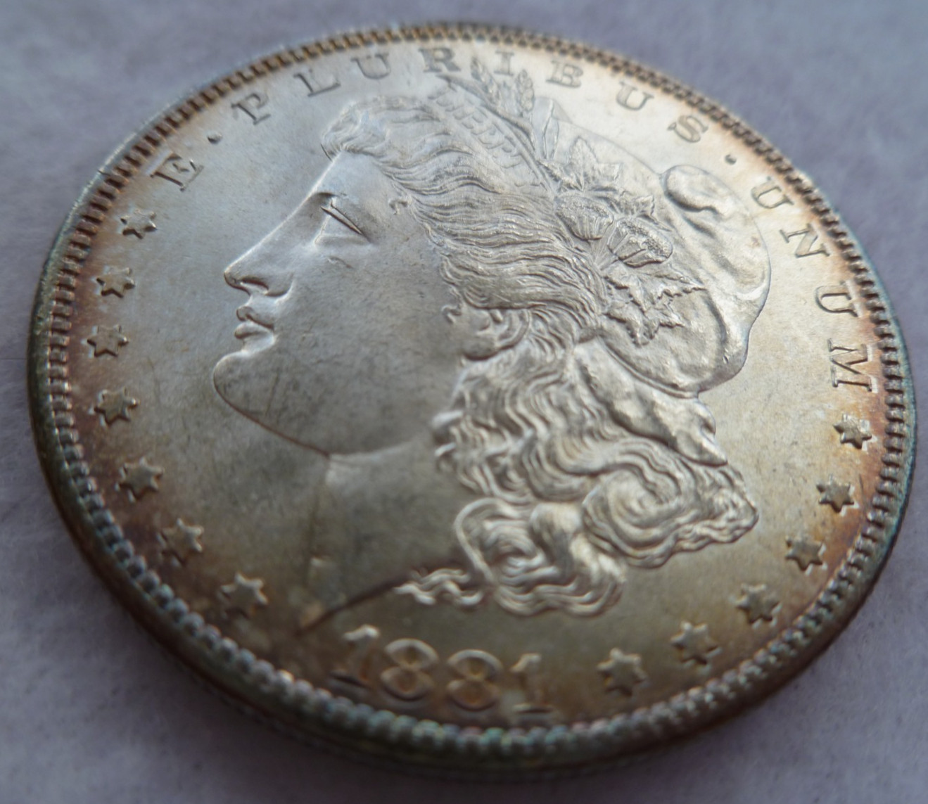 1881-S Morgan Silver Dollar UNC