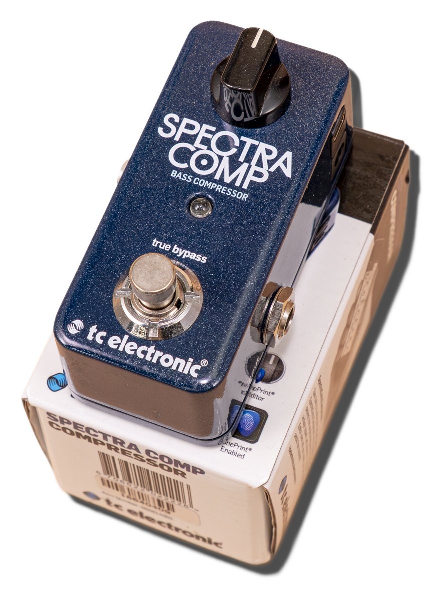 tc electronic SPECTRACOMP BASS COMPRESSOR Pedal 4239 Tested & Works