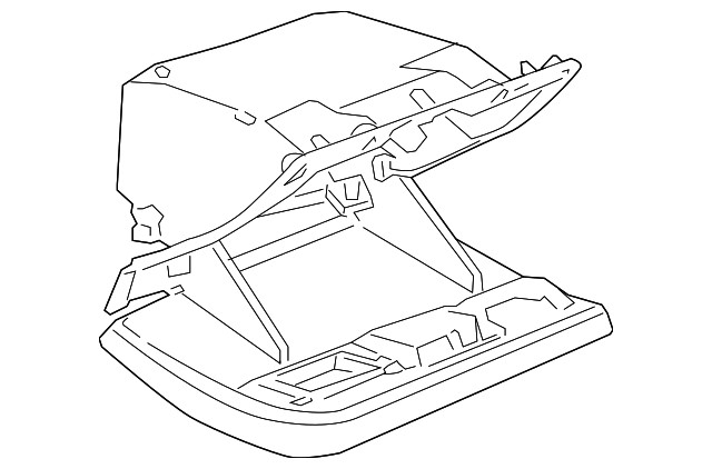 Genuine GM Very Light Linen Instrument Panel Compartment Door 25780110