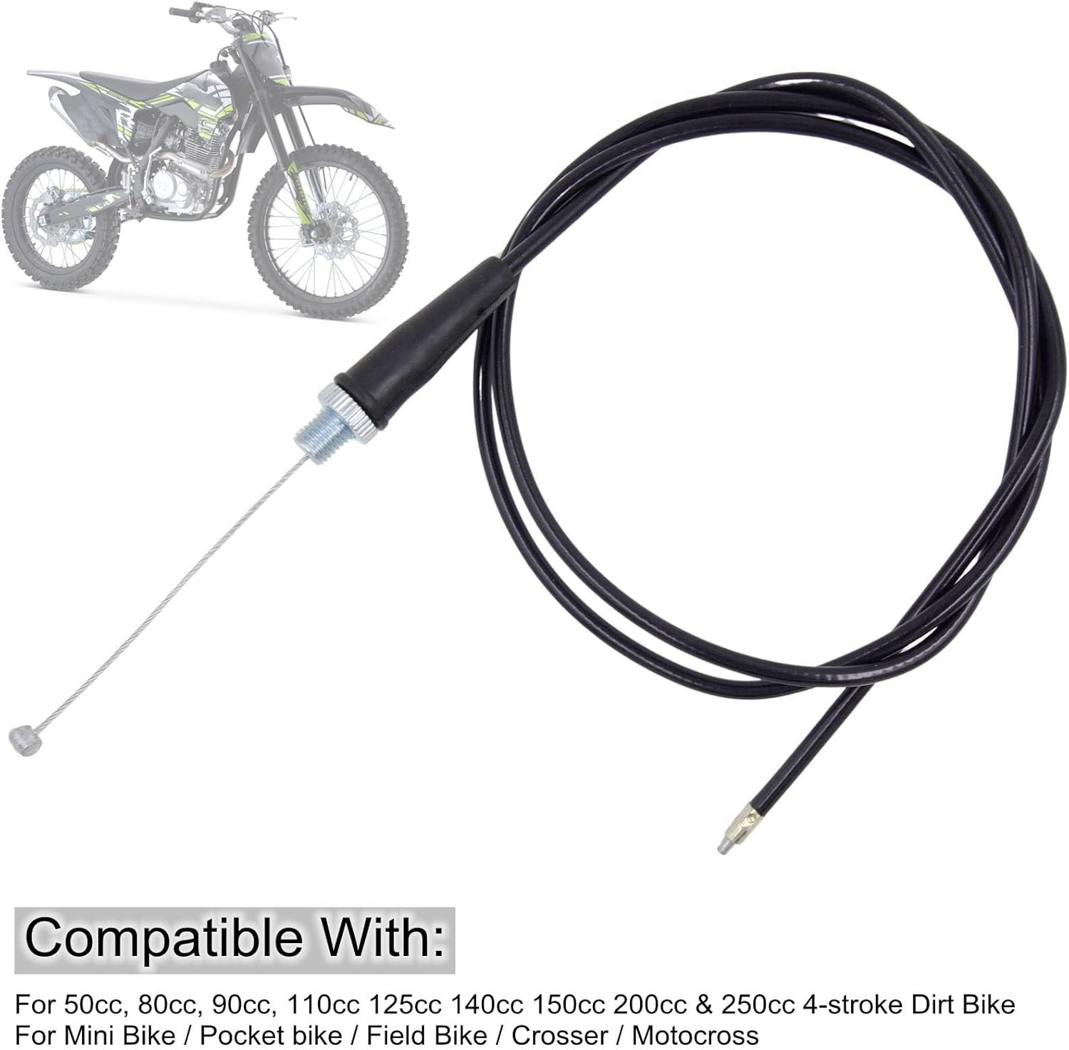 7/8" Throttle Accelerator Handle Grips: Compatible with 50Cc, 80Cc, 90Cc, 110Cc