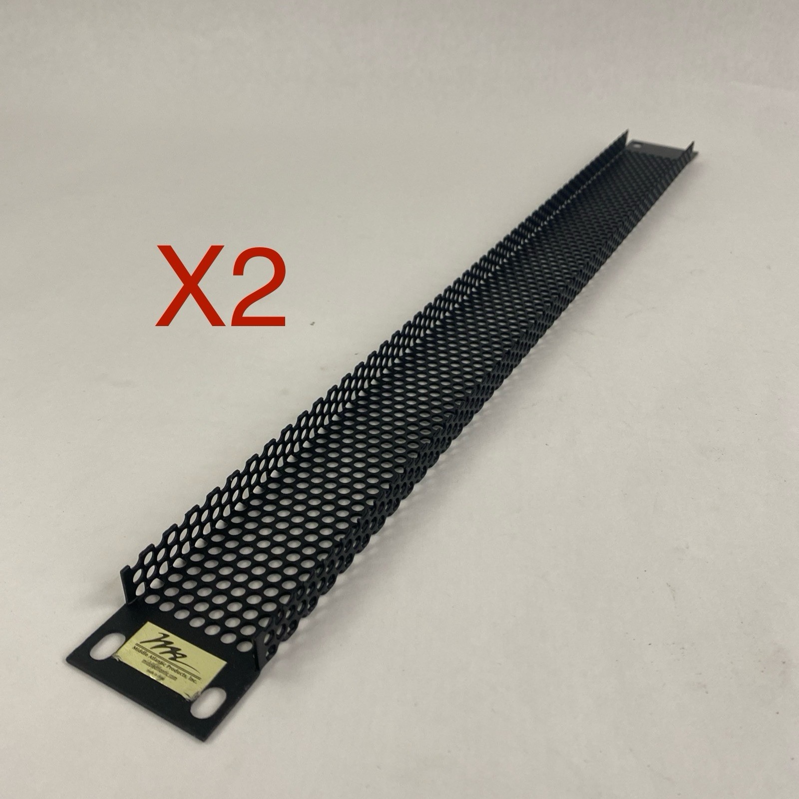 Middle Atlantic 1SP Rack Vent Panel VT1 Perforated Vent 19" No Hardware Lot of 2