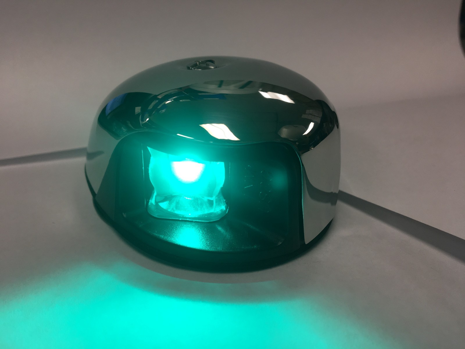 Marine Boat 12V Green LED Navigation Side Marker Light Starboard Watertight