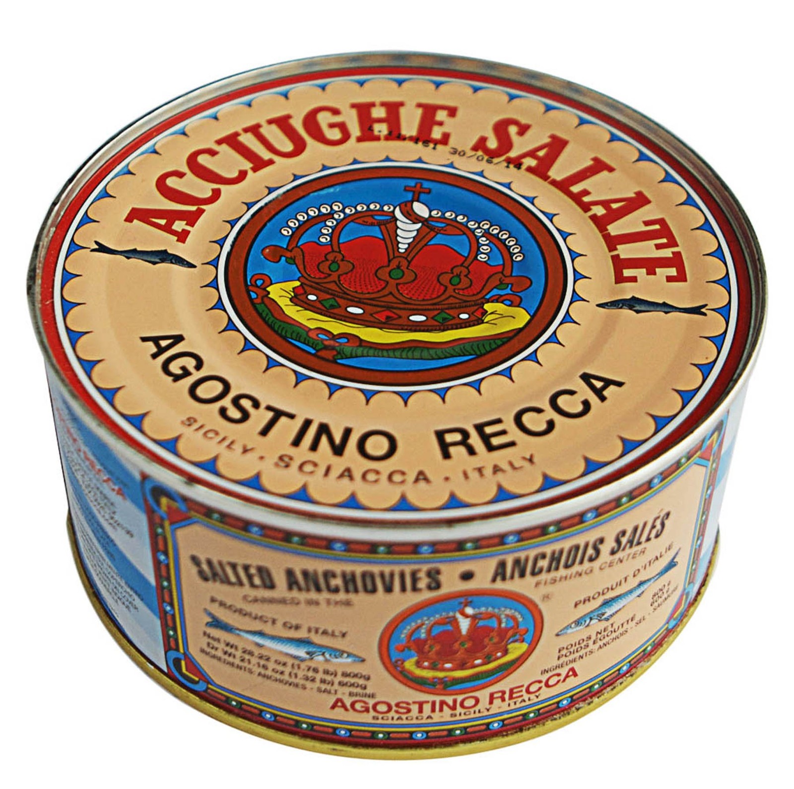 Salted Whole Anchovies, 800g
