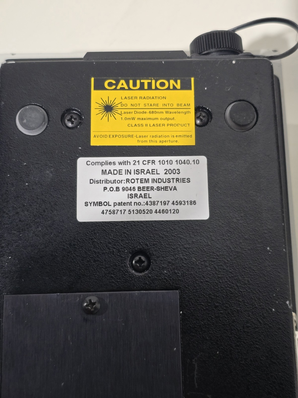 Rotem RAM DA 2000 Radiation Survey Meter DA3-2000 Model 2-033-20