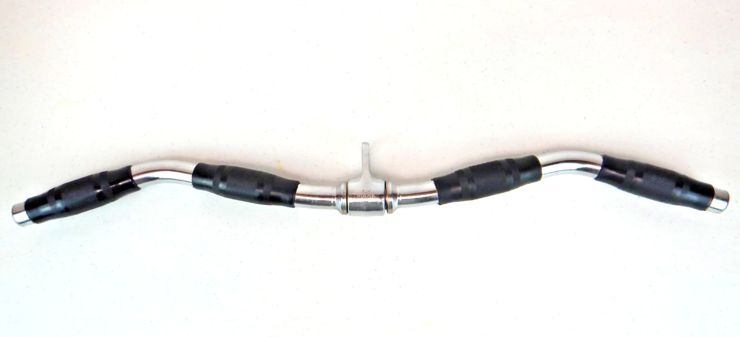 XMark multi-grip revolving curl bar Cable Machine Attachment