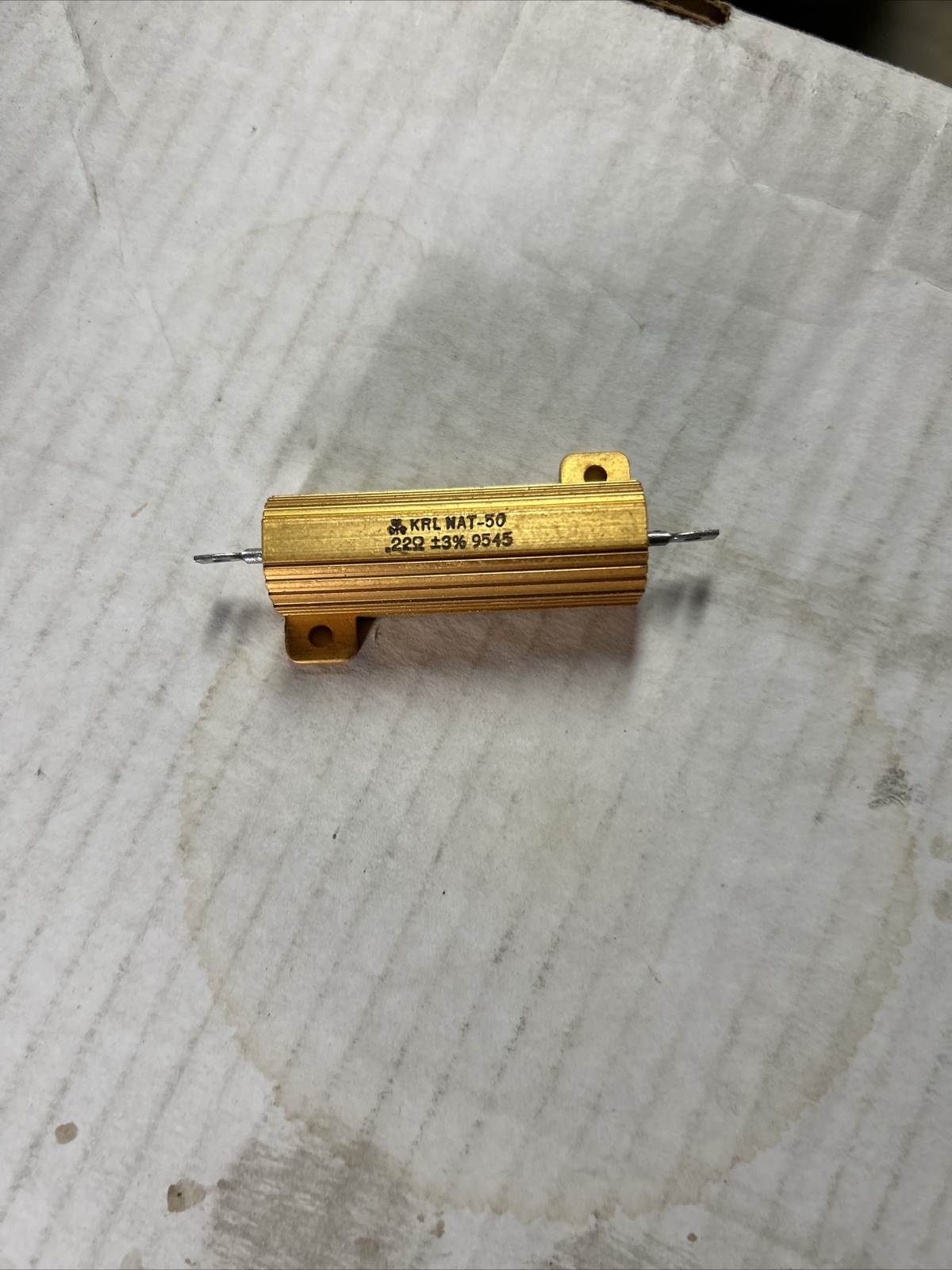 New Old Stock Krl Wat 50 Resistor Part C36a