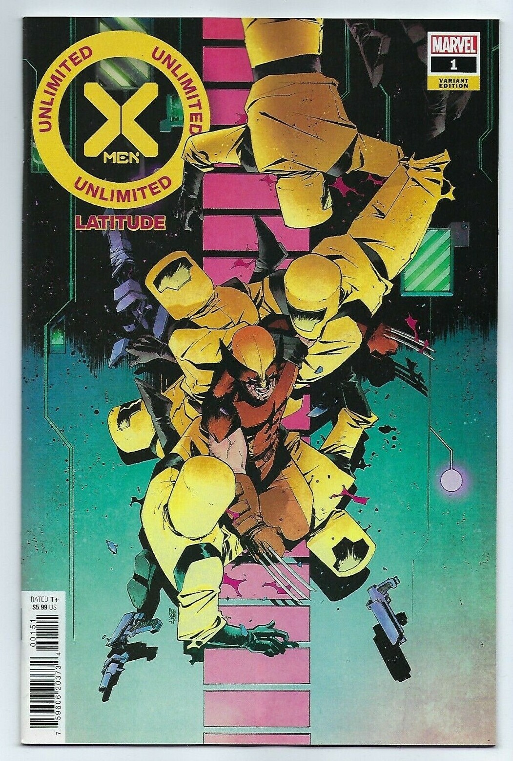 Marvel Comics X-MEN UNLIMITED LATITUDE #1 first printing Henderson variant