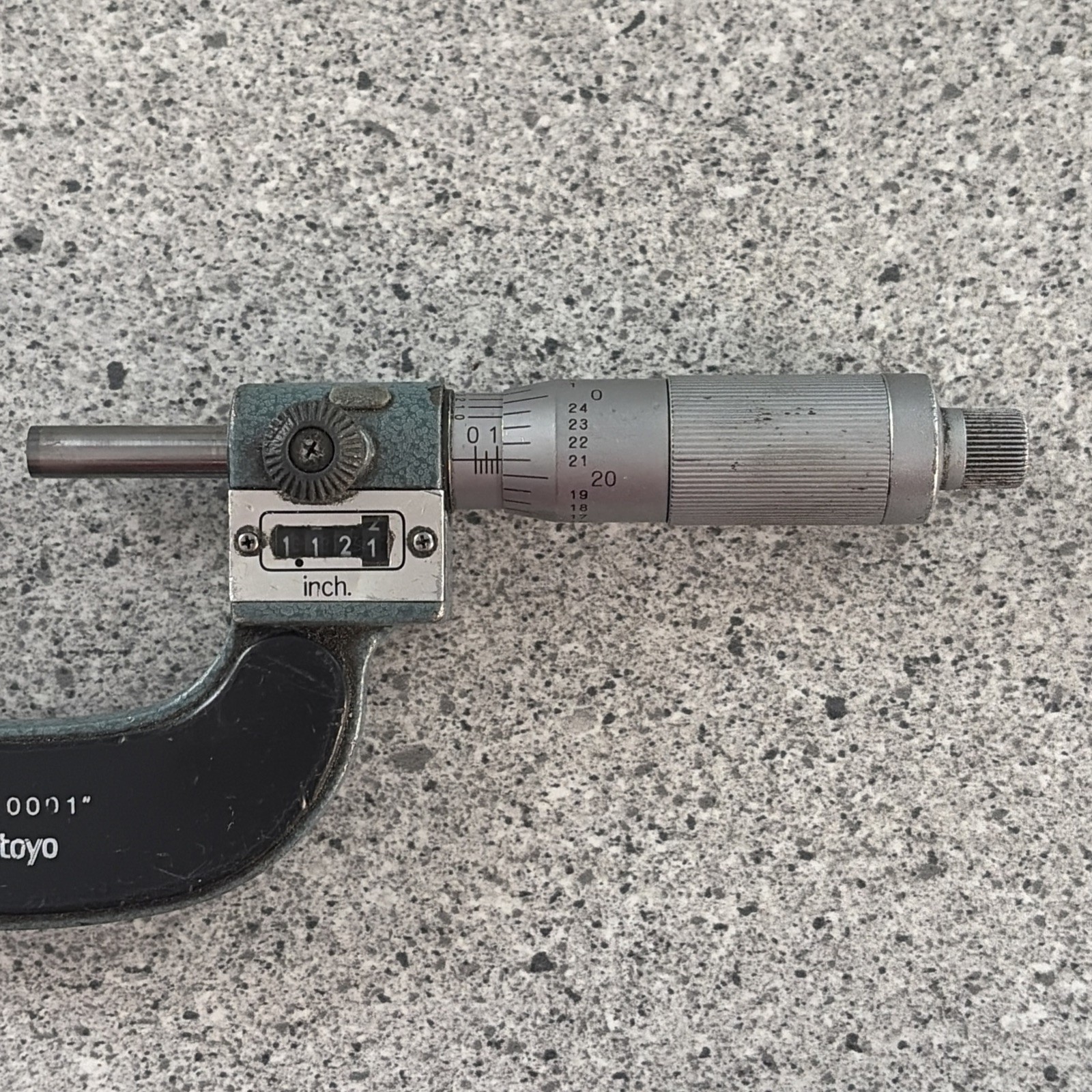 MITUTOYO 193-212 1-2" ROLLING DIGITAL MICROMETER .0001"