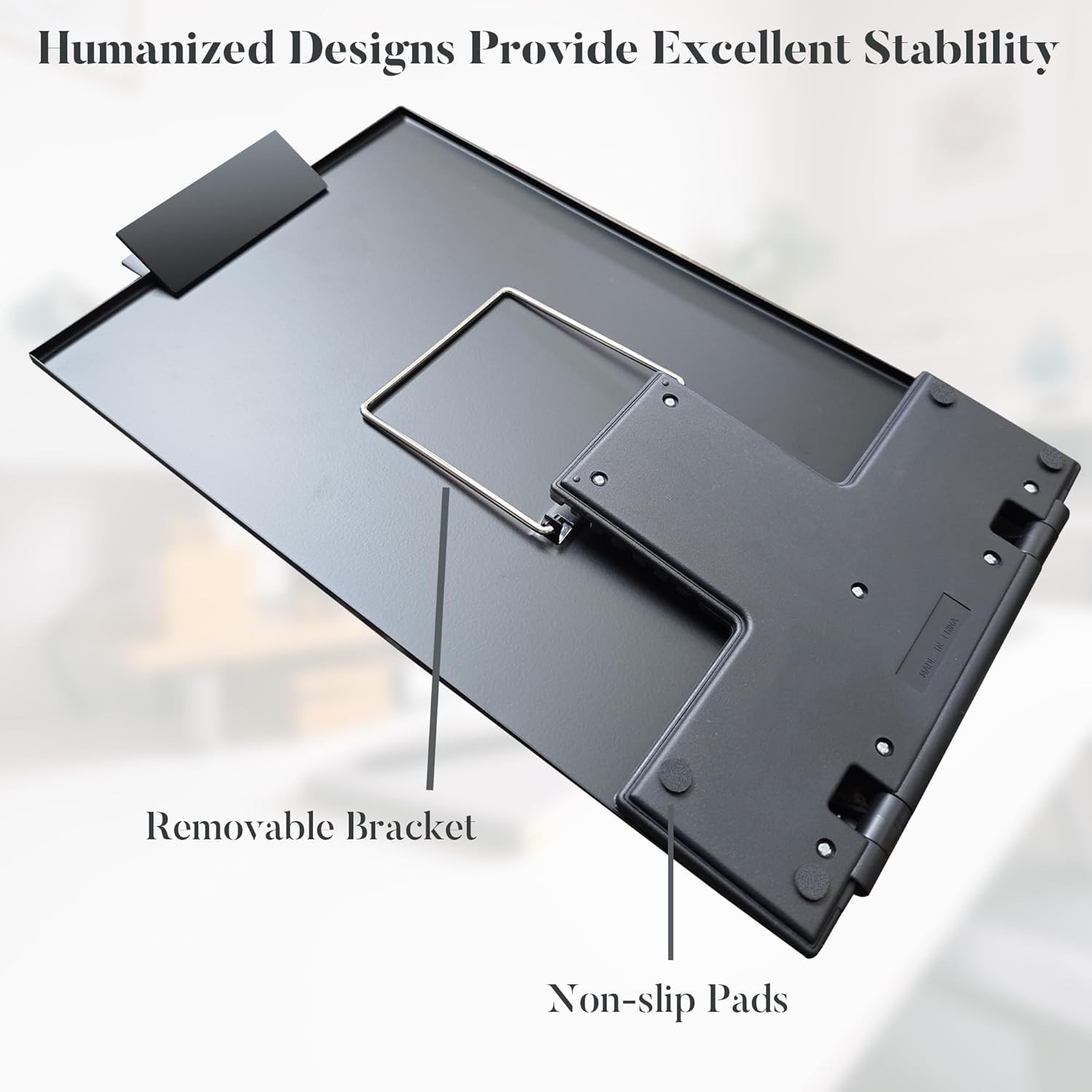 Desktop Document Holder, Black Paper Holder Stand for Desk, JZ9570,