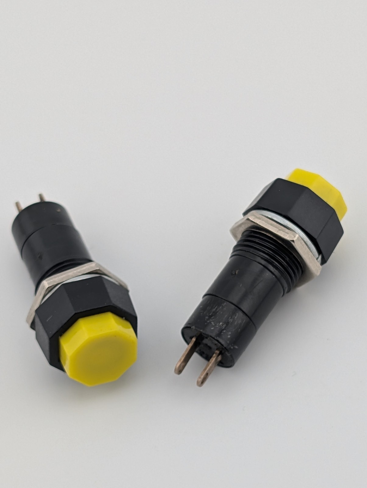 SPST Normally Closed Momentary Push-Button Switch 2 Pack
